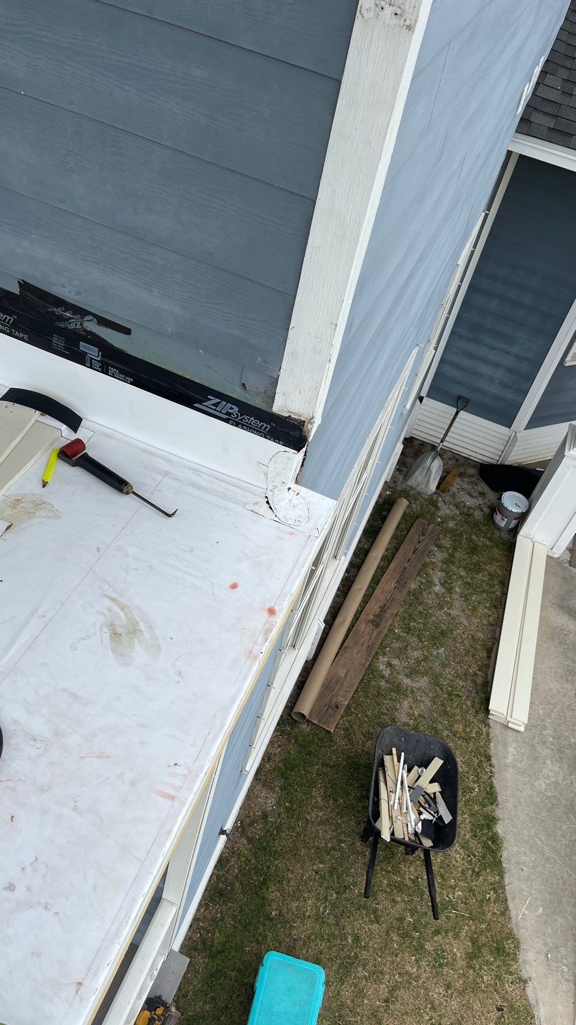 Portland Shore Porch Build by Bayfront Roofing and Construction