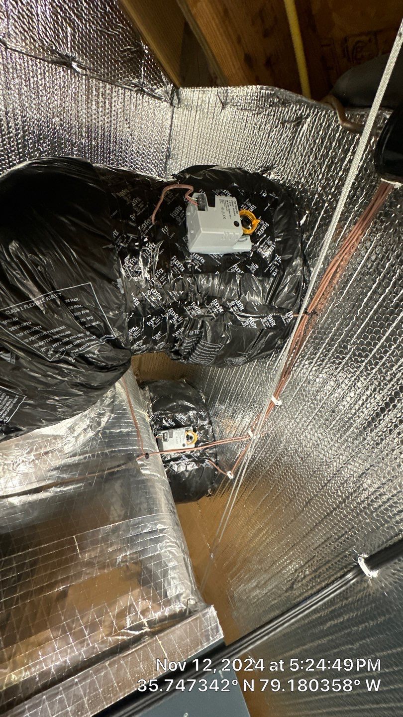 Trane XV20i Split Heat Pump Install  by Nick's Mechanical LLC.