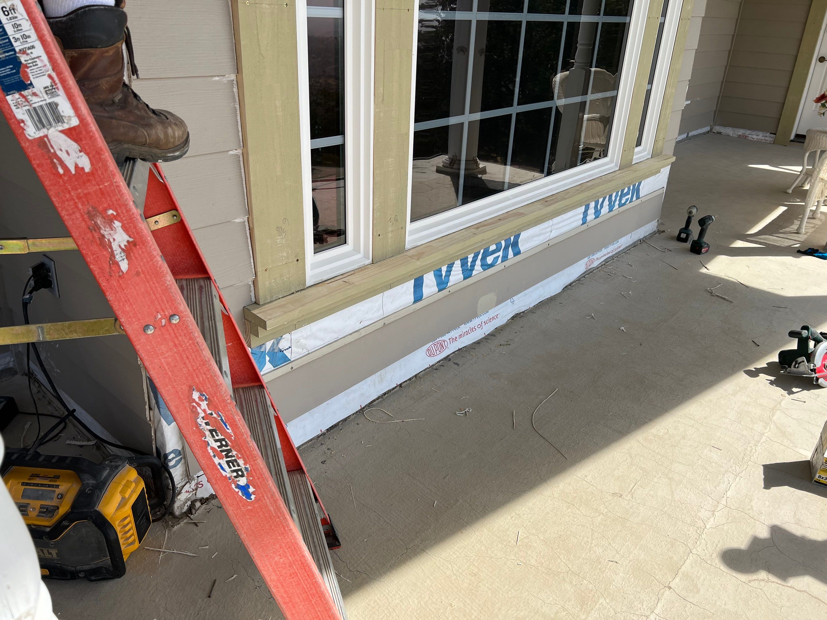 Sealant system over walk deck over house using Rubber coat and coatings by Straight Edge Roofing Inc