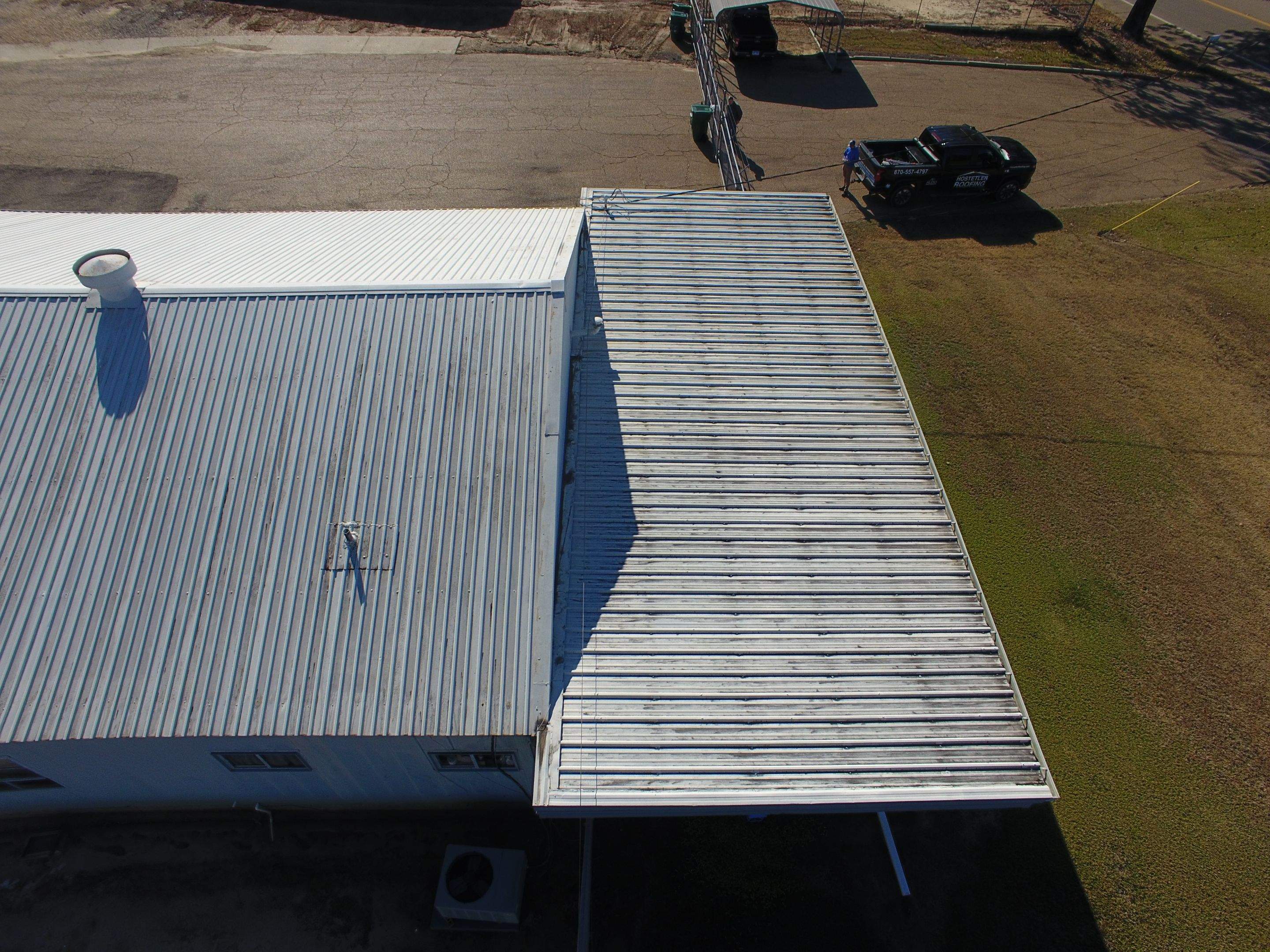 Office Building in Magnolia by Hostetler Roofing