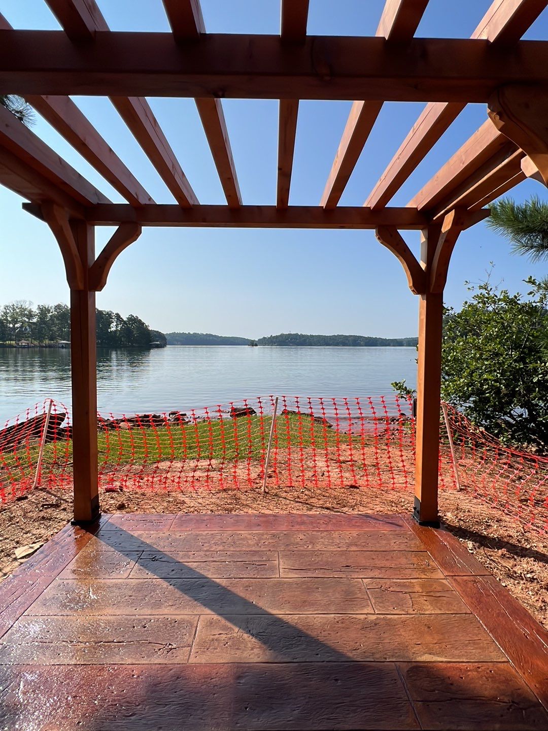 Stamped Concrete Pavilion Slab by Xtreme Concrete Services