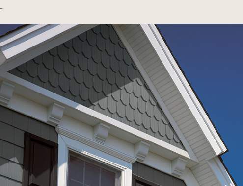 Siding Installation using Certainteed Monogram Charcoal Gray by A Plus Exterior