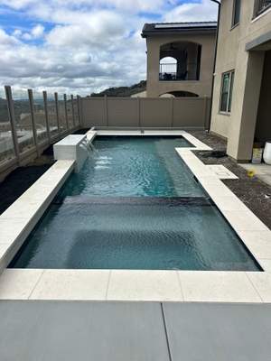 Clean look pool and spa
