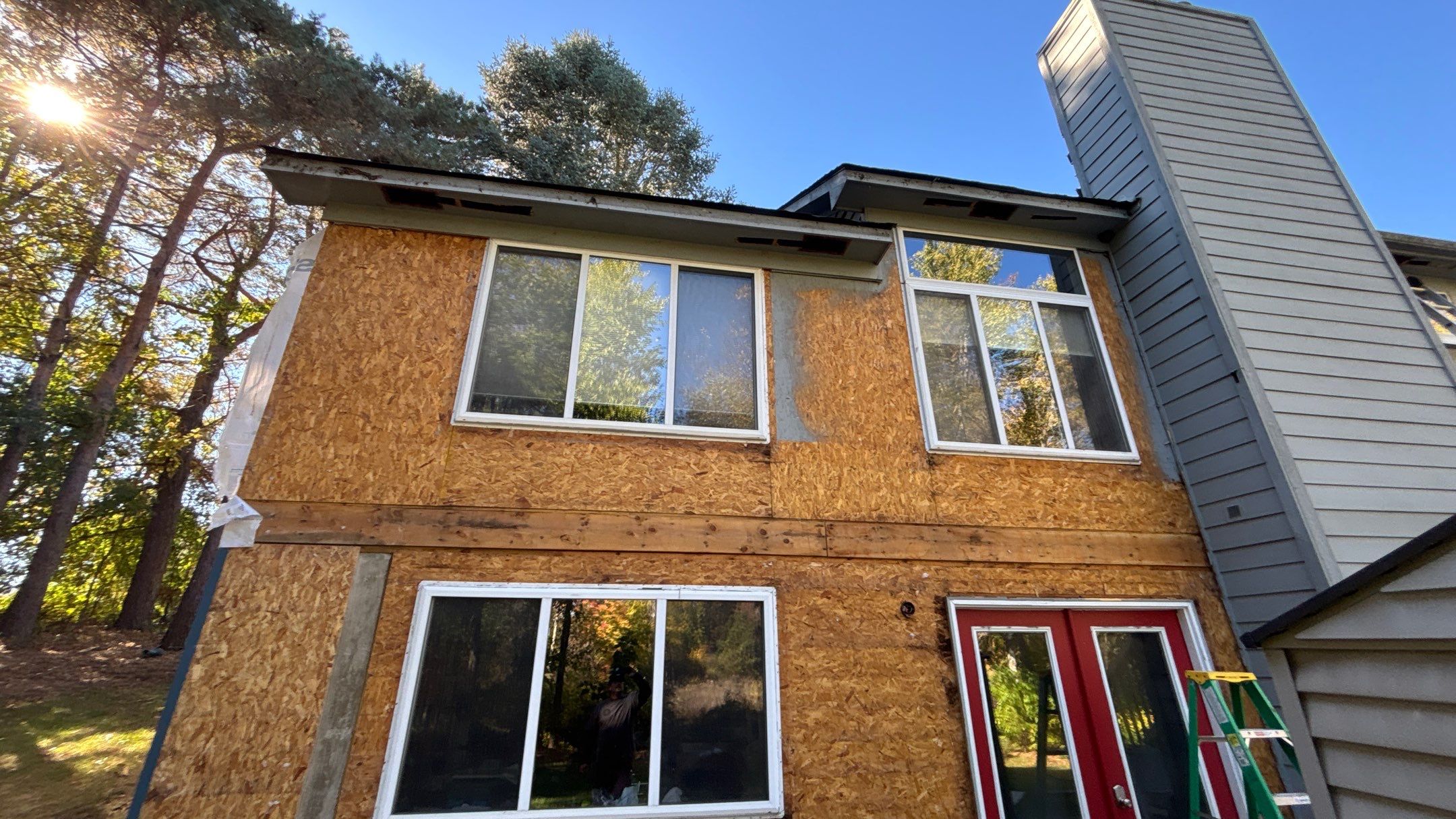 Siding Replacement using Ascend Laguna Blue by 180 Contractors