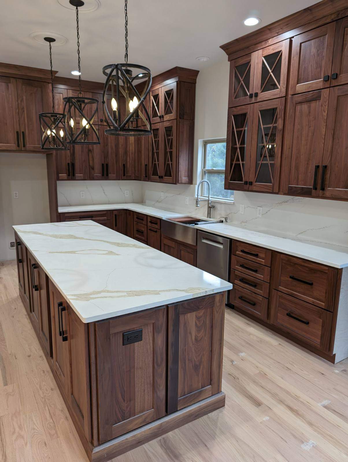 Black Walnut Kitchen by Kitchen Works LLC