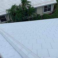 Boral Saxony 900 Ultra White  by Total Roofing System The Metal Roof Experts