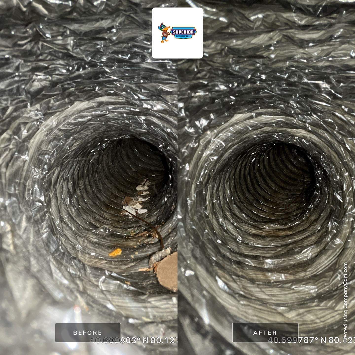 Air Duct Cleaning With a Vacuum Truck in Cranberry Twp, PA by Superior Air Duct Cleaning