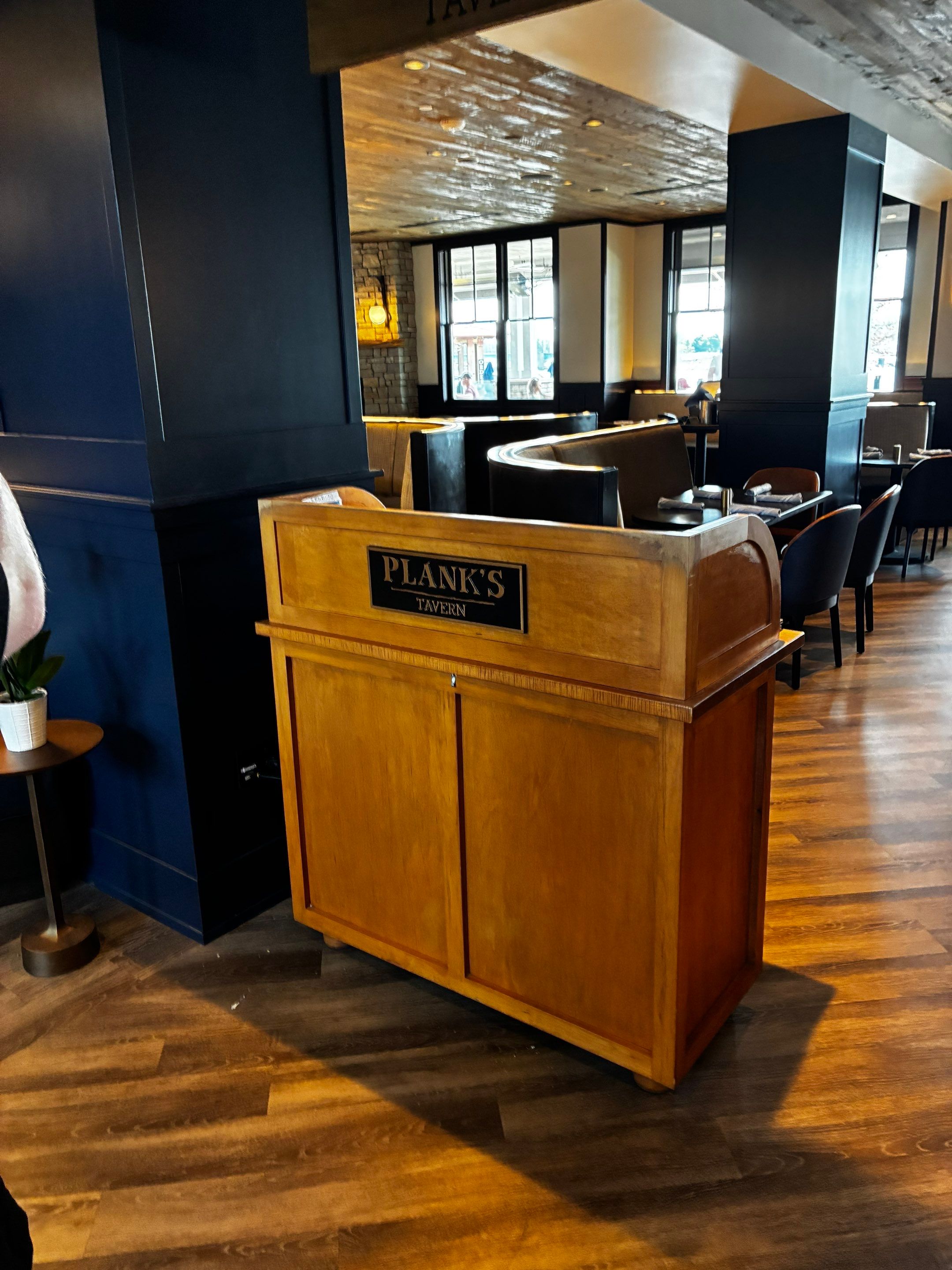 Custom Interior Signage and Wood Finishes in St. Joseph by Hayes Design co
