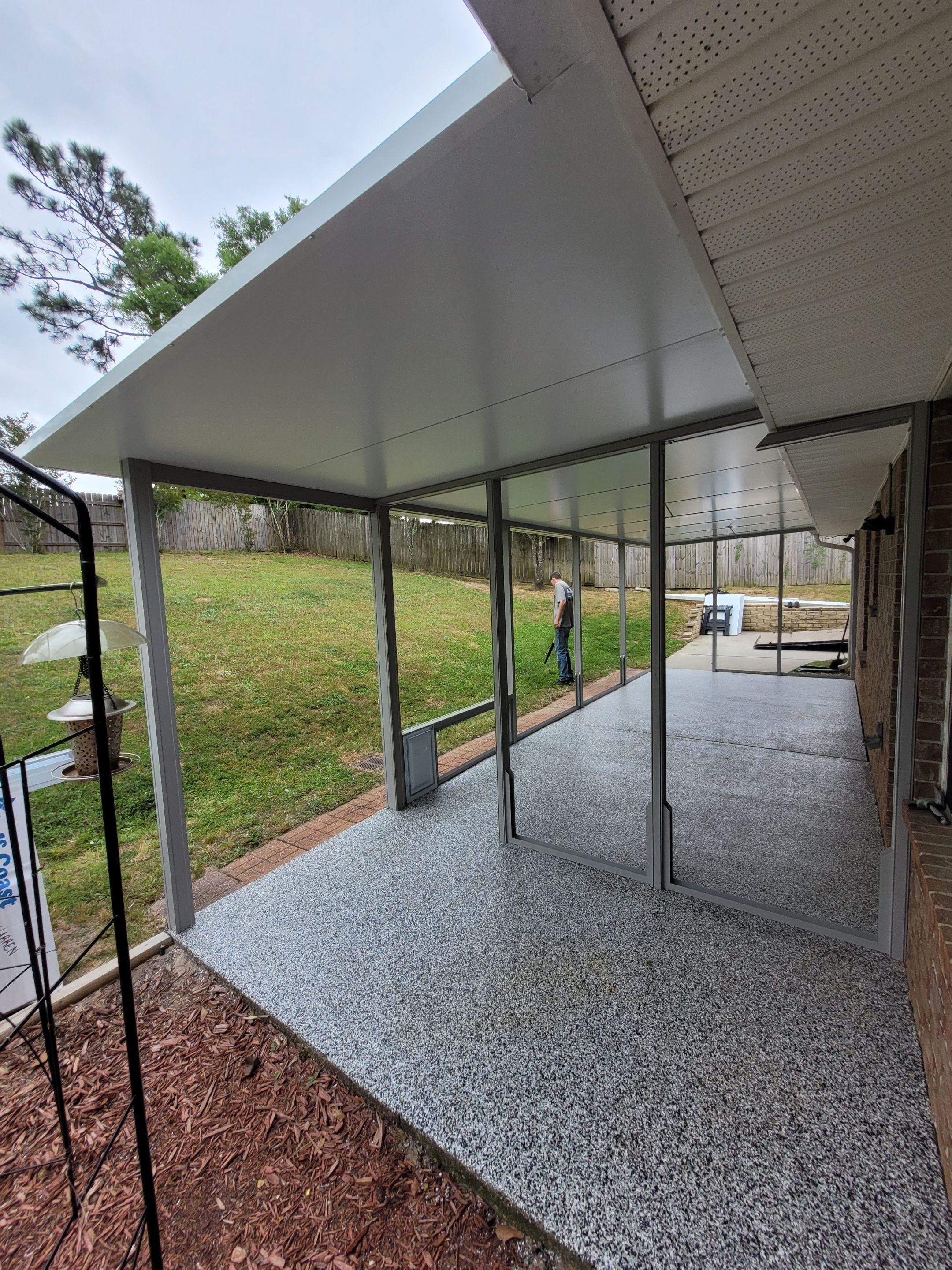 Screen Room + Patio Cover in Cantonment by Titan Sunrooms
