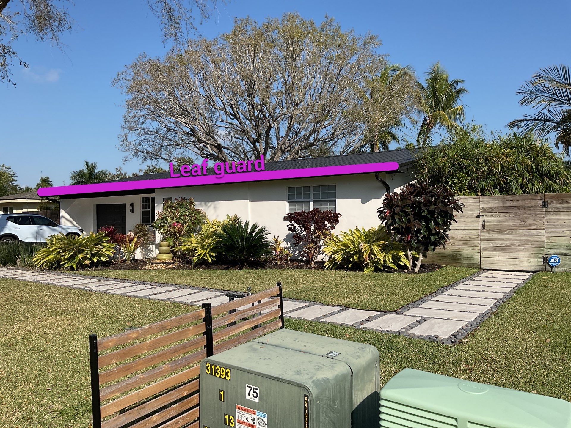 Black Gutter Guard Gutter Installation in Fort Myers FL by Gutter Professors