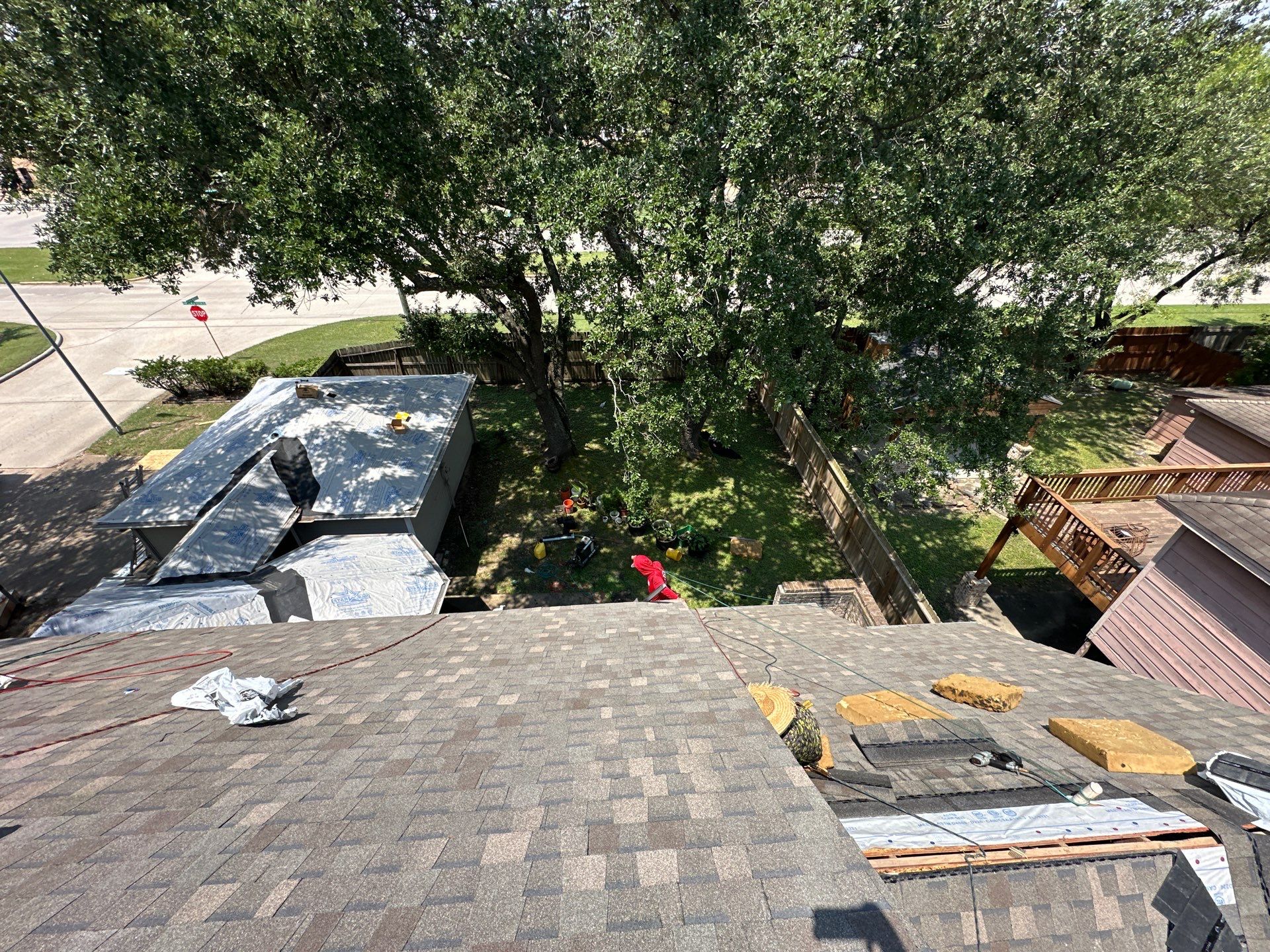 Project in Houston by Motion Roofing