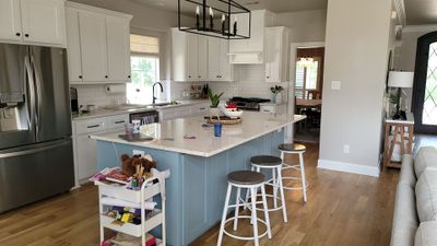 Full Interior Water Damage Reconstruction and Kitchen Renovation in McKinney