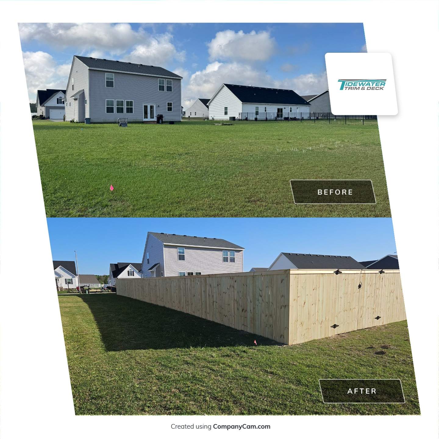 Stronger. Sleeker. Wood. by Tidewater Fence