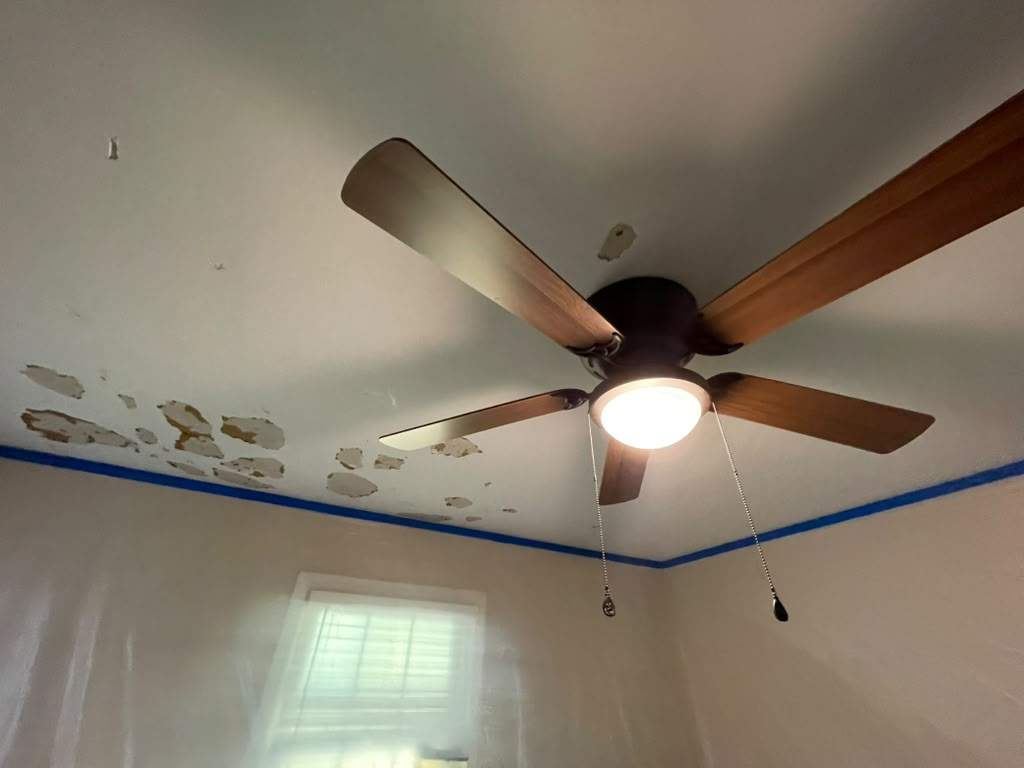 Roof replacement, interior and gutter repair by hail and wind damage by Just Brilliant Restoration JBR