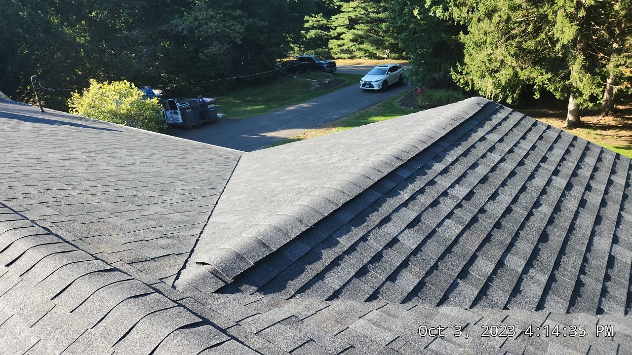 Residential Roofing Installation using Owens Corning Duration Onyx Black by A Plus Exterior