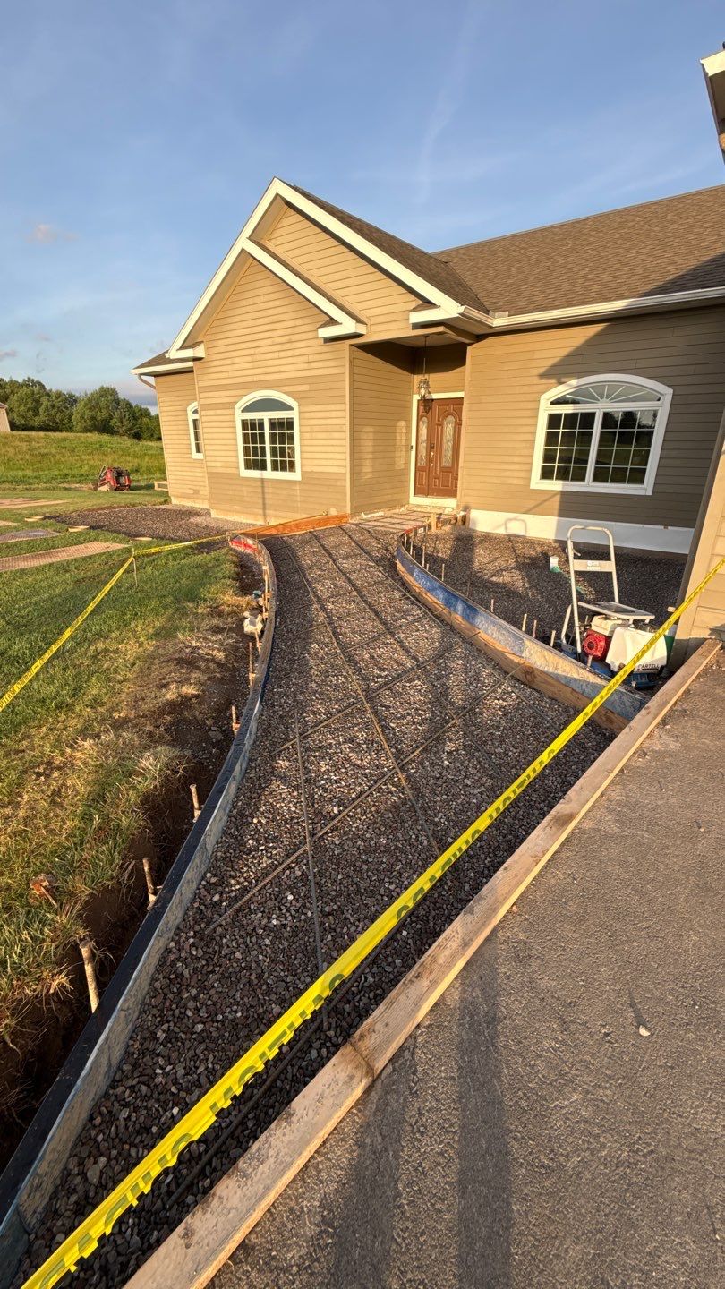 Oxford Slate Stamp Patio by NG Masonry & Construction LLC