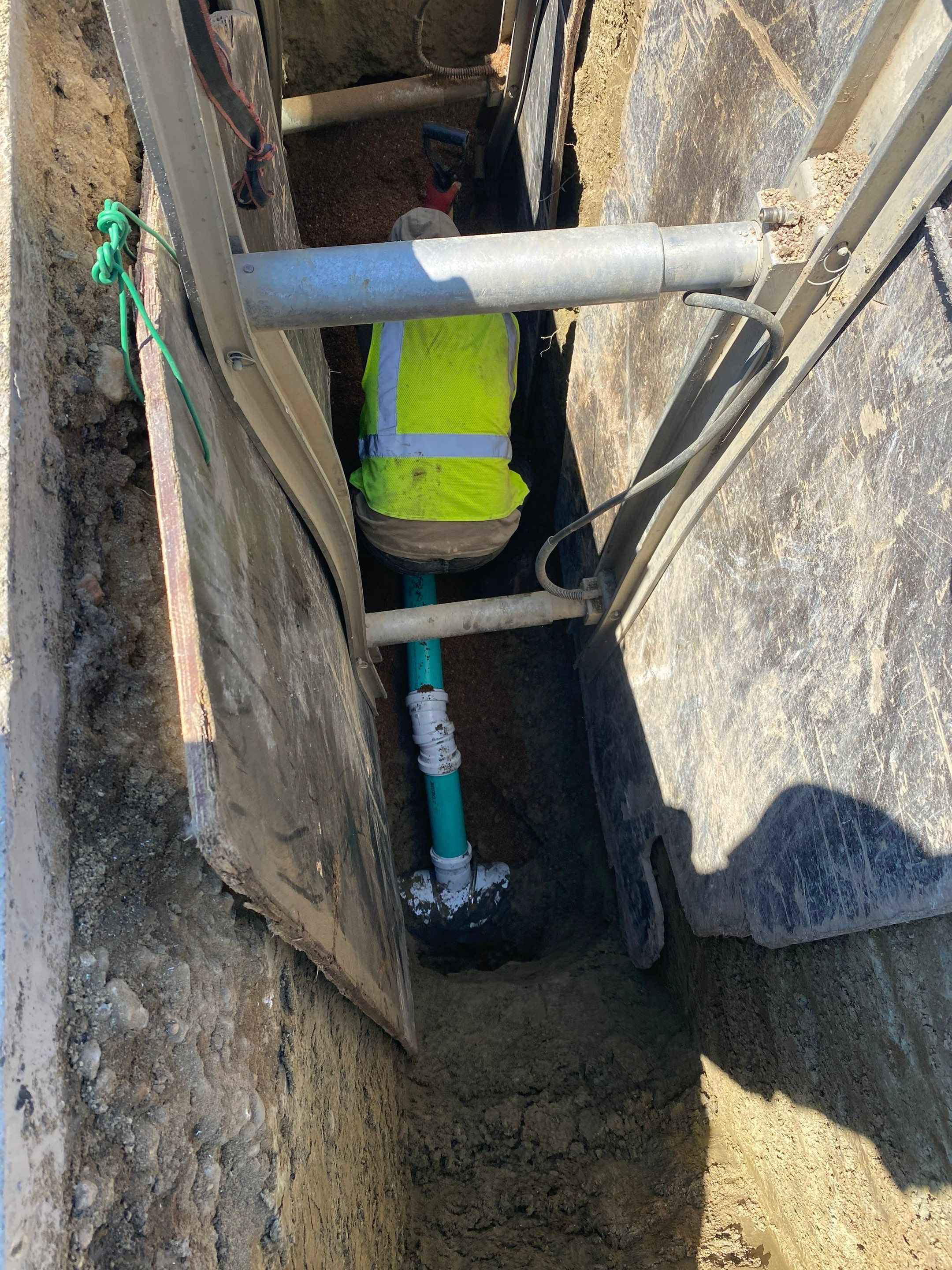 Tap in new city sewer line by Plumbing Connect Systems LLC