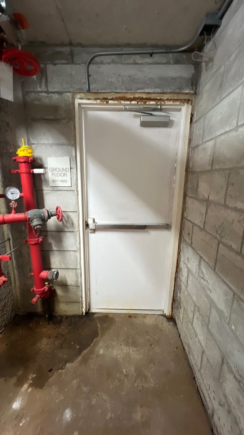 Commercial Stairwell Door Replacement & Hollow Metal Door Retrofit – Pompano Beach High-Rise by The Door Doctor of South Florida, Inc.
