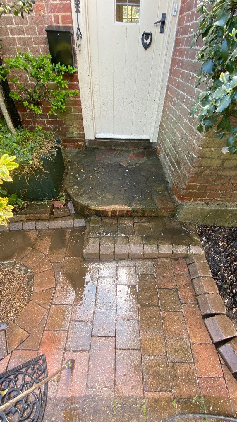Driveway Clean using honda 21 ltr/min by Ges Exterior Cleaning ltd