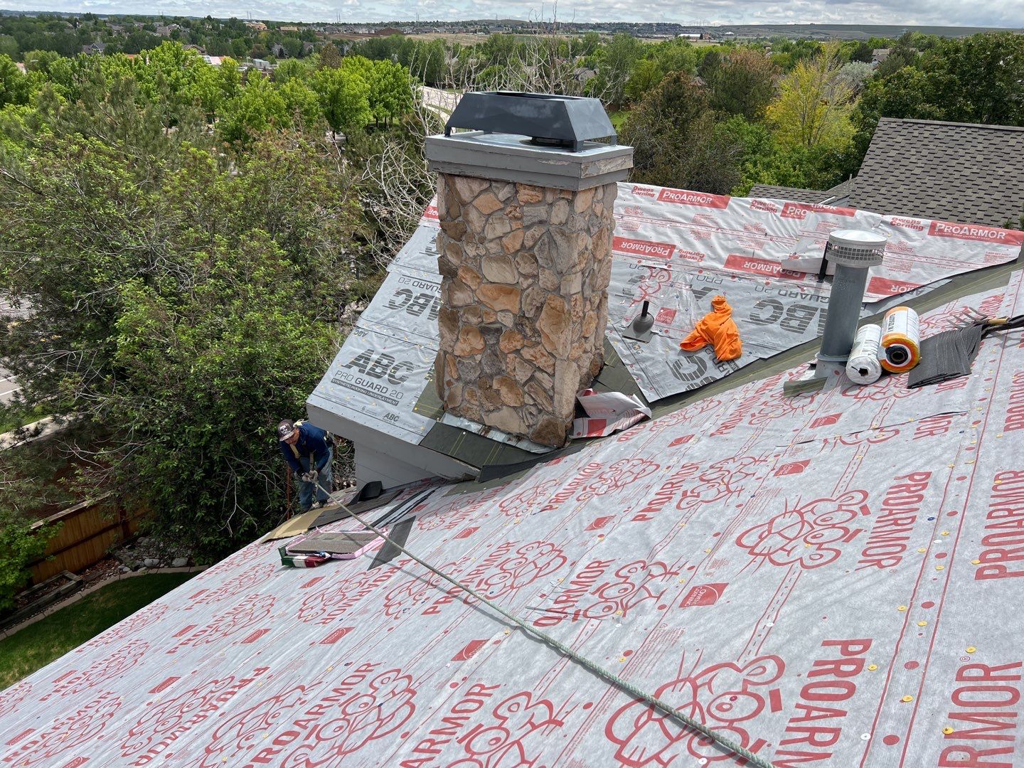 Residential Roofing Installation using Owens Corning TruDefinition Duration STORM by A to Z Roofing