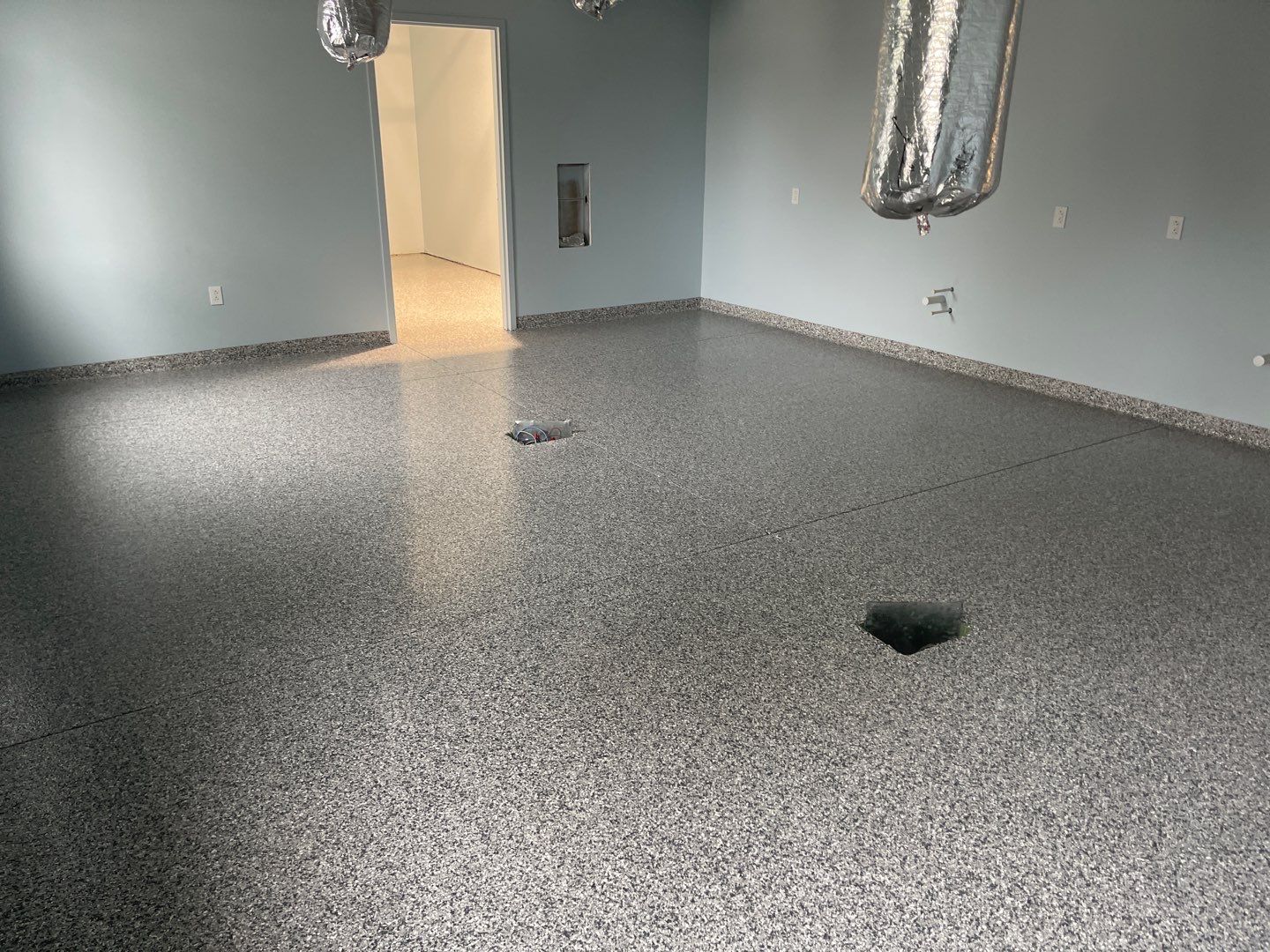 Hawthorne Library-Maker Space in Slatestone by Cross Creek Concrete Coatings