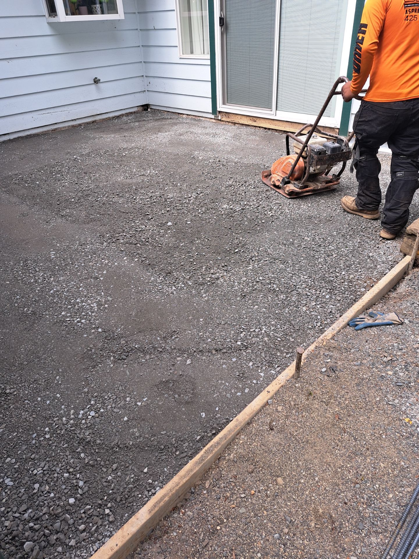 Stamped Concrete Patio and Driveway | Edmonds  by Jireh Asphalt & Concrete Inc 