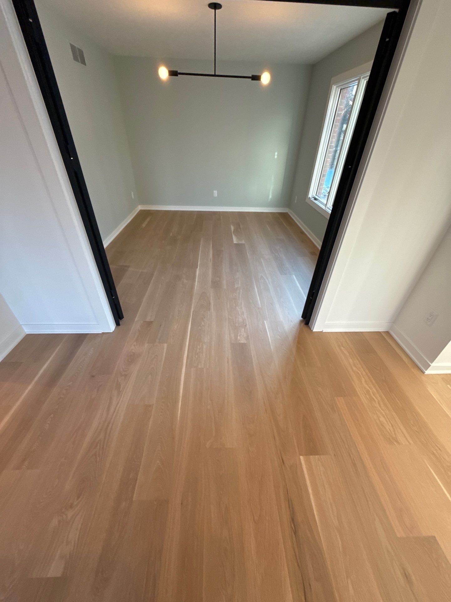 7 inch white Oak invisible finish by Ann Arbor Hardwoods
