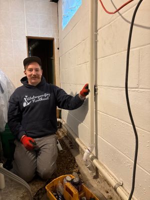 Drain Tile & a Sump Pump for our Property Management Partner