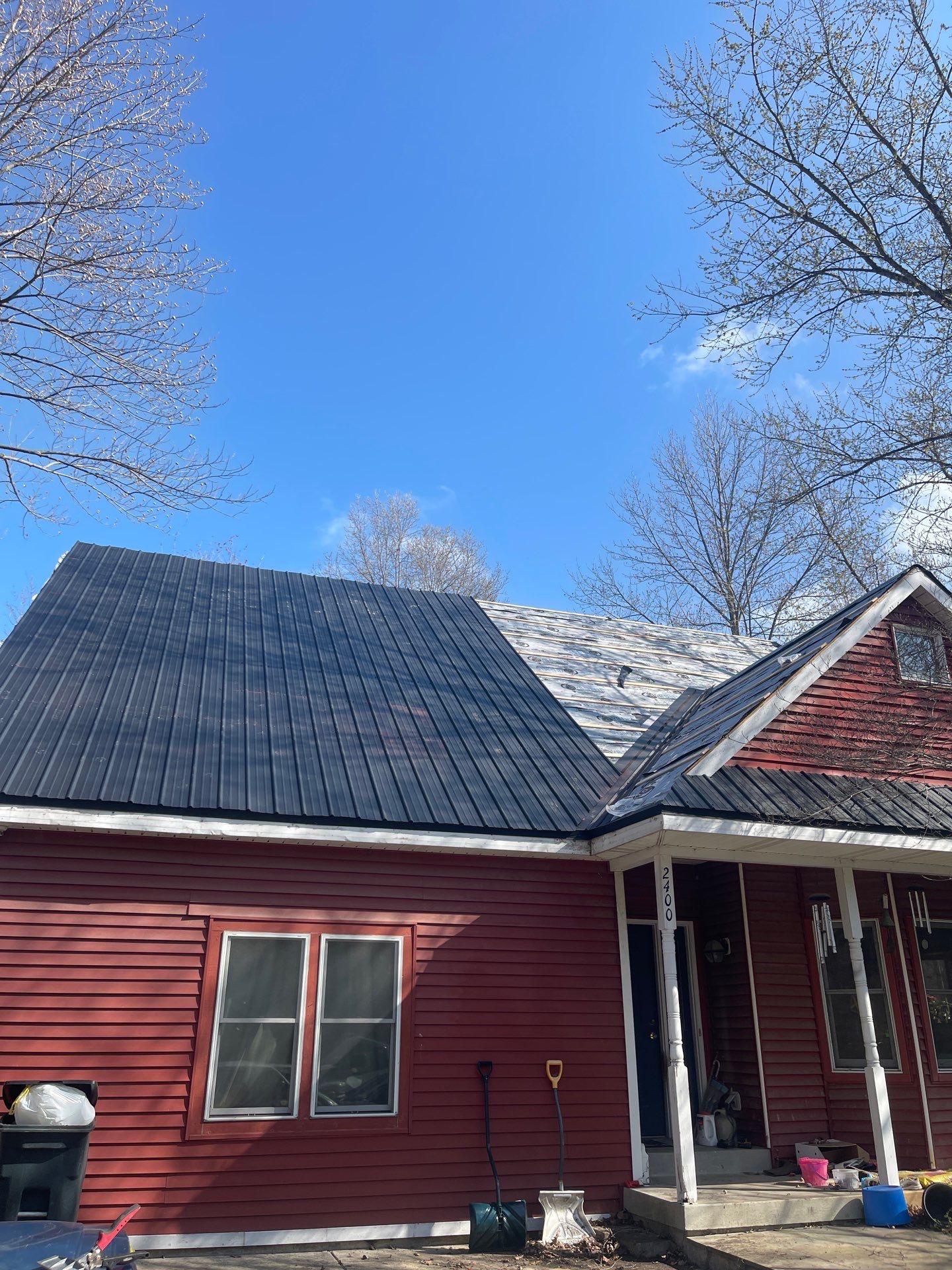 Exposed Fastener Metal Roof Replacement in Noblesville, IN by 4Ever Metal Roofing