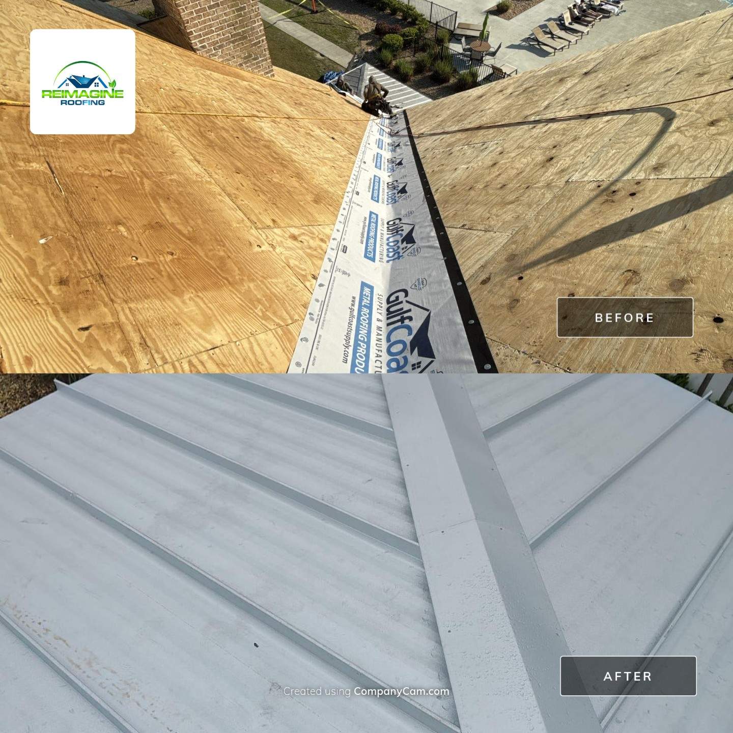 Arctic White Standing Seam by Reimagine Roofing