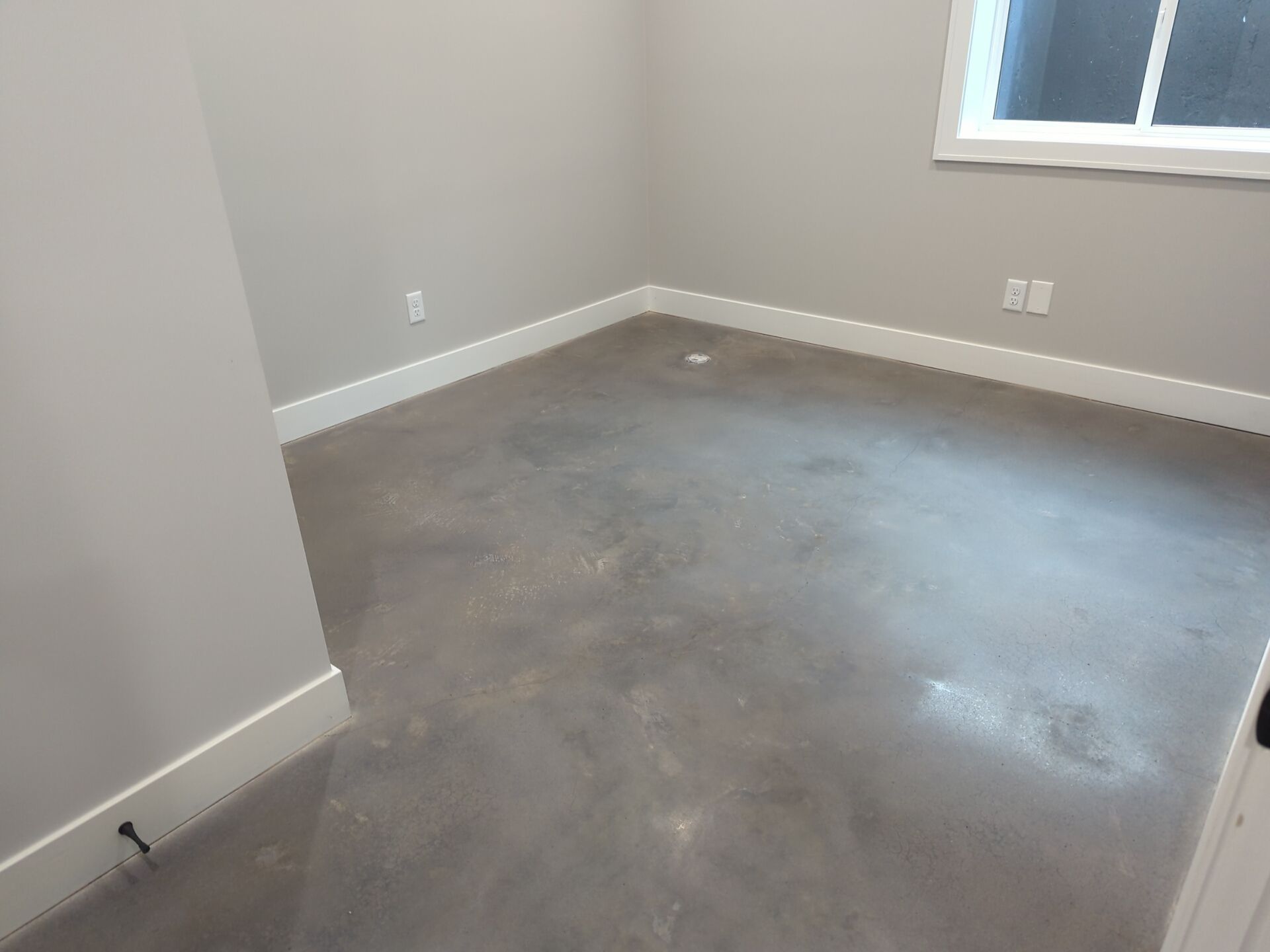 Lee's Summit -- Polished Concrete with Grey Dye by Big Red Decorative Concrete, LLC