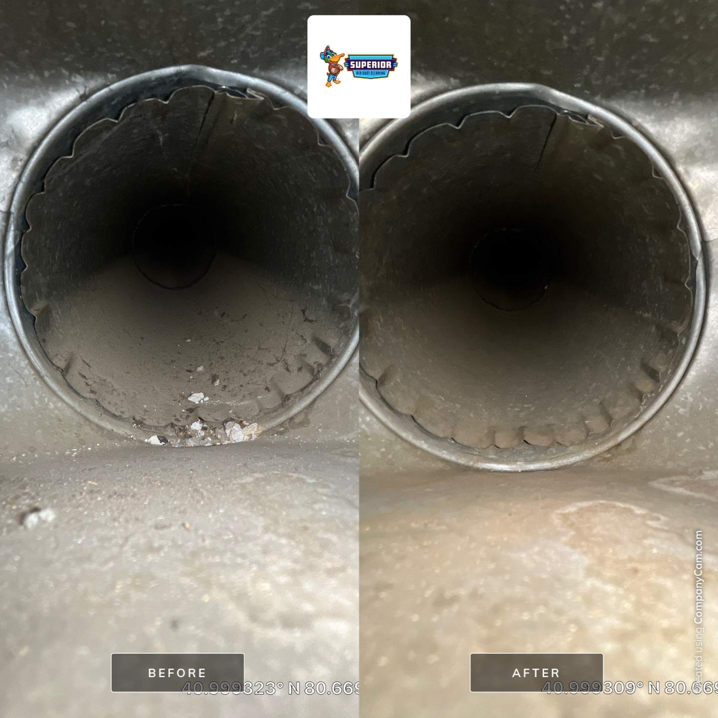 Air Duct Cleaning With a Vacuum Truck in Youngstown, OH by Superior Air Duct Cleaning