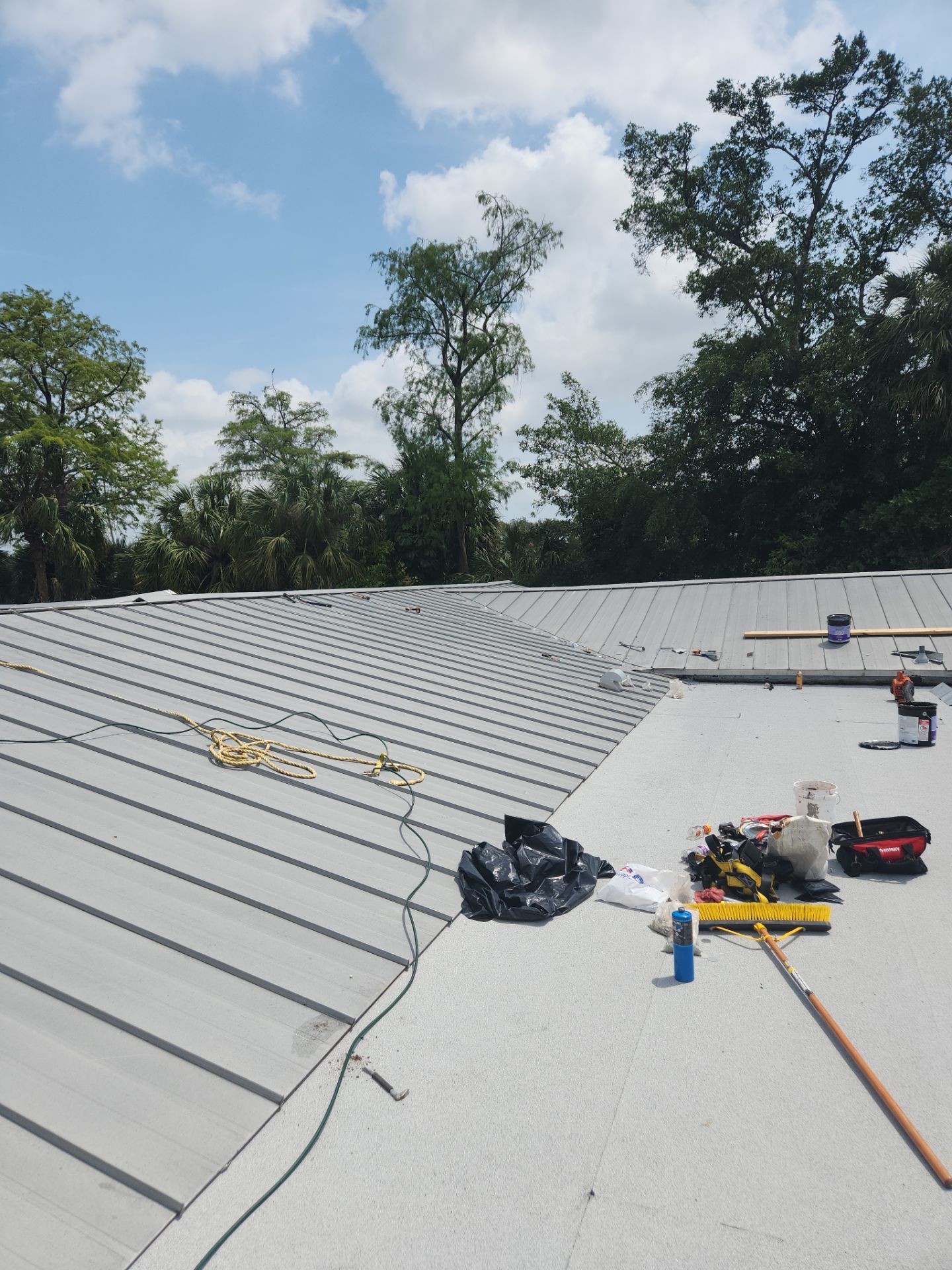 Flat Roof Replacement and Fascia Repair in Margate by Aastro Roofing