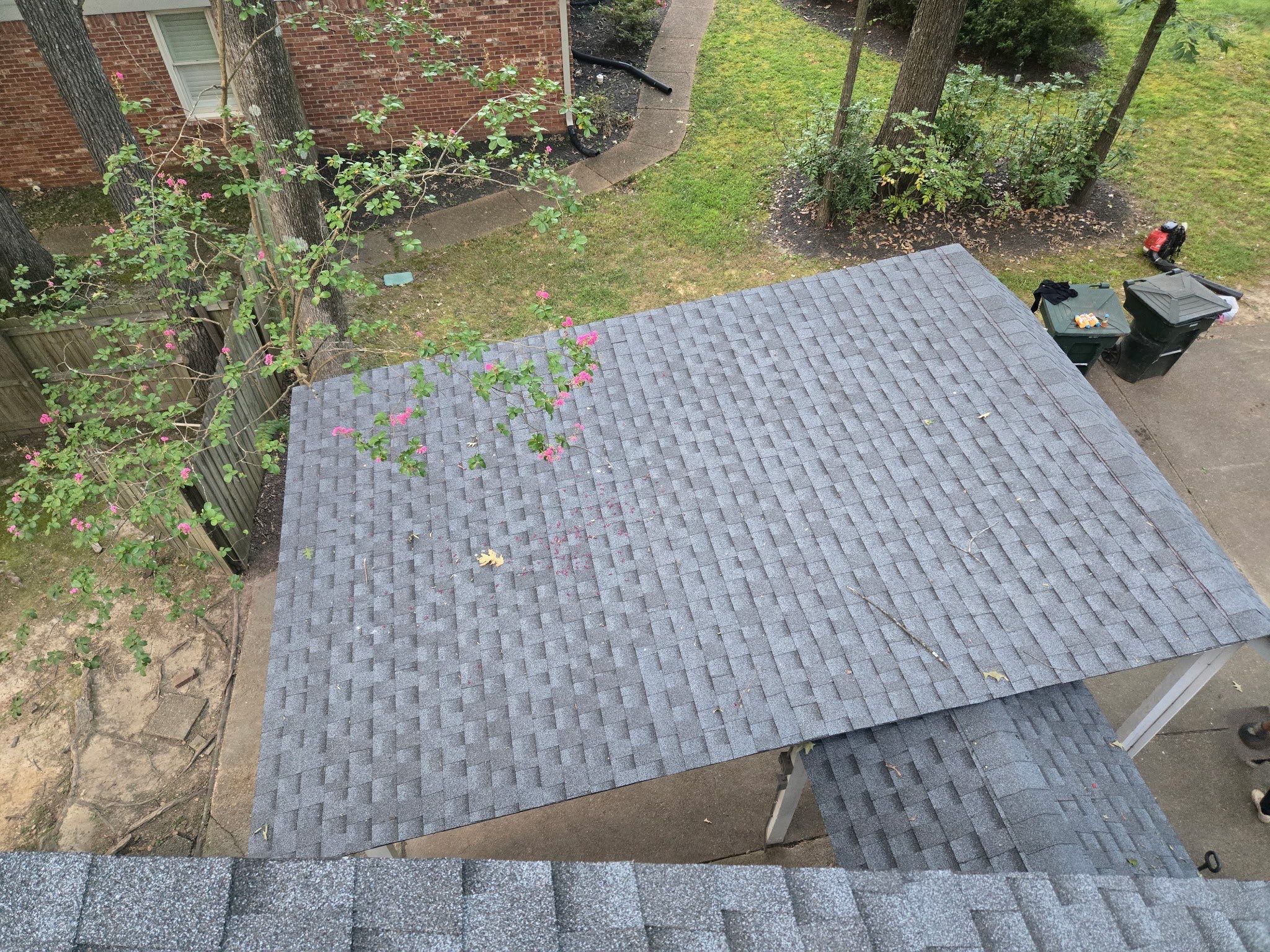 Collierville Roof Replacement Following Major Tree Impact Damage with interior repairs by Revival Roofing Services