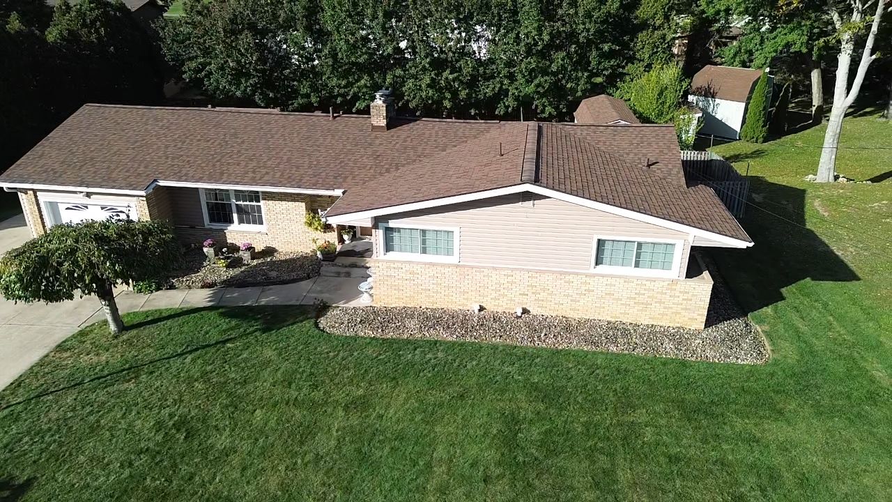 Atlas Pinnacle, Color, Burnt Hickory, Drip Edge, Color, Musket Brown by Eagle Eye Roofing