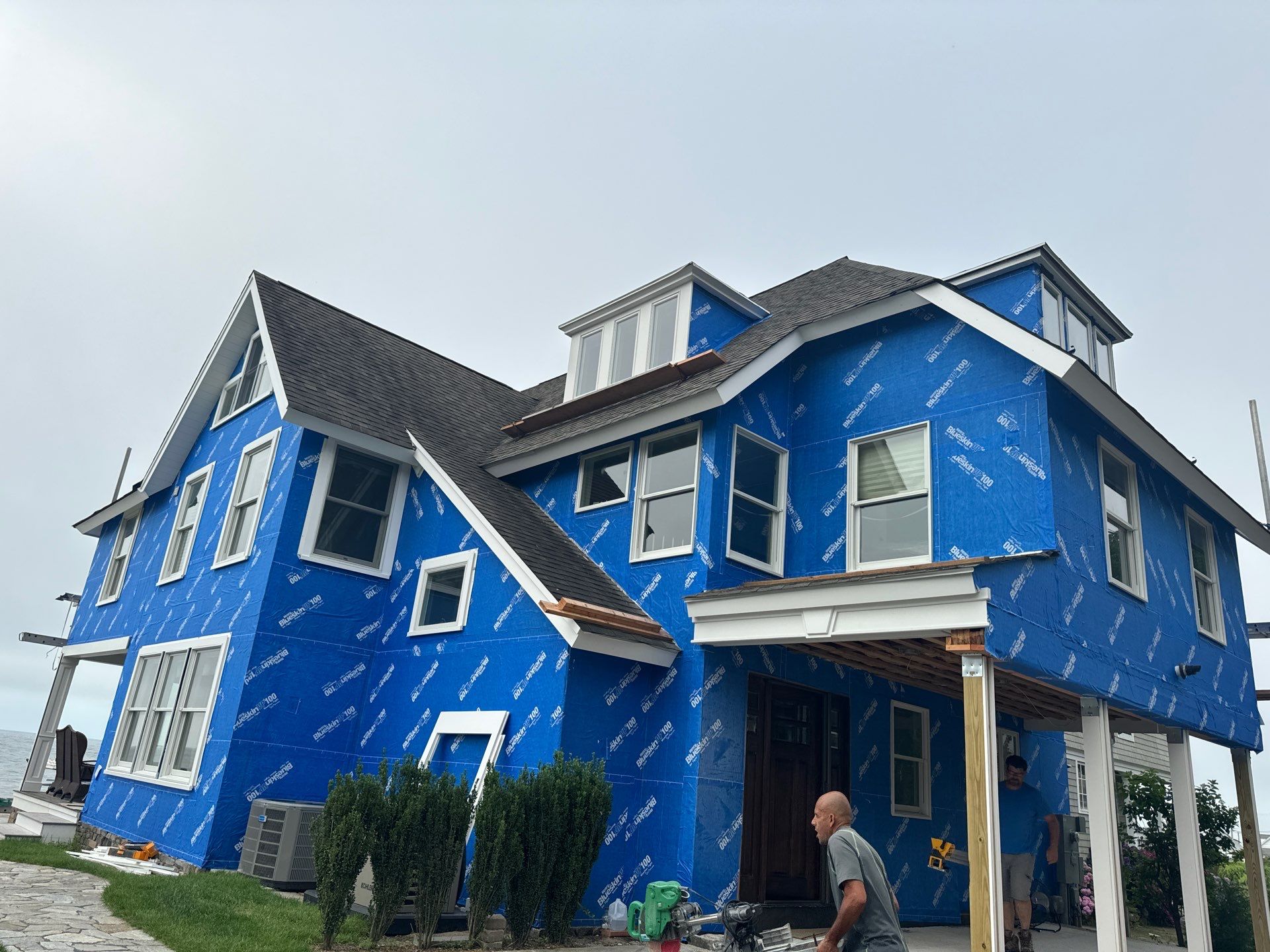 Standing Seam Aluminum Roof Installation by Lecla Home Improvements and Roofing INC