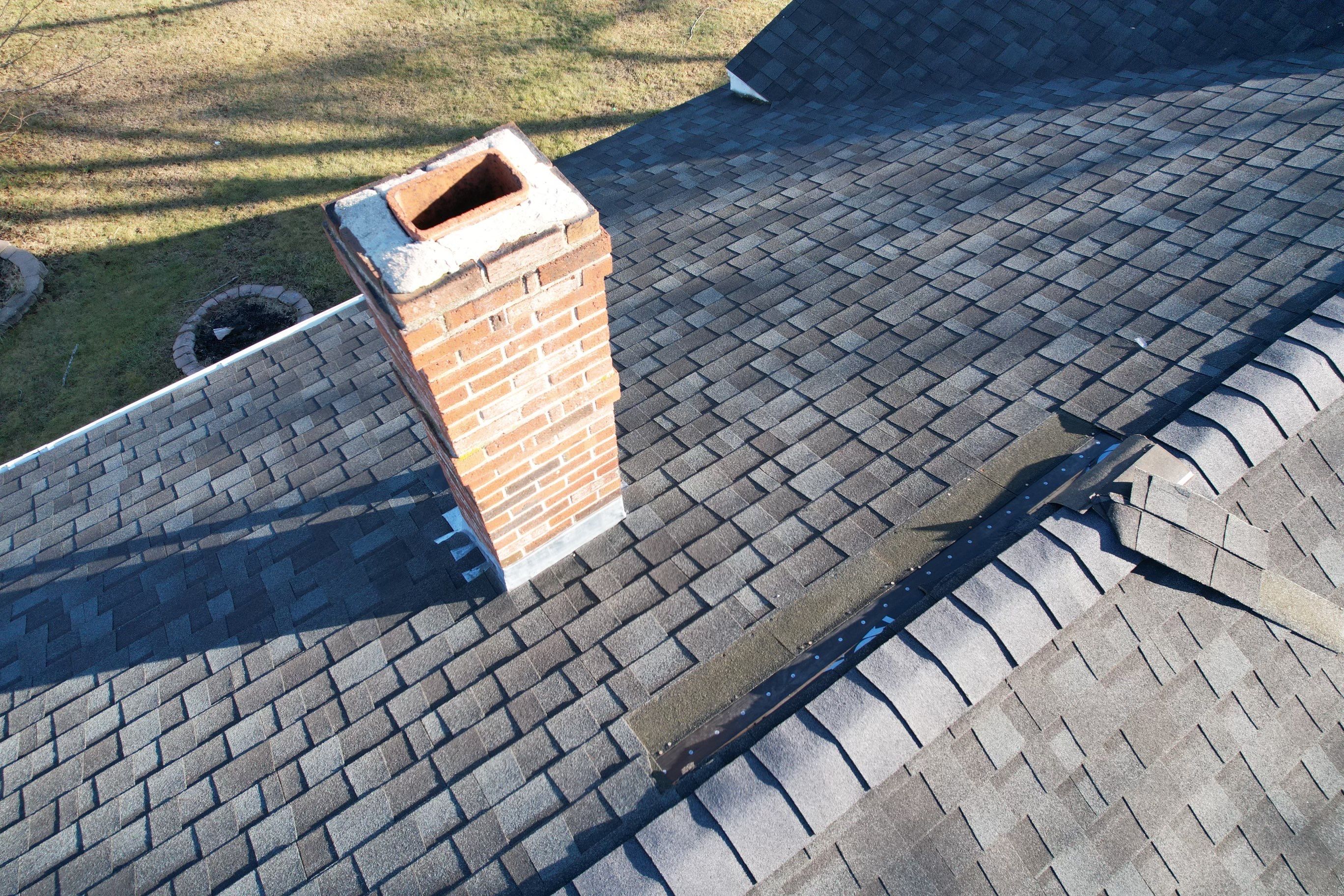 Failing Chimney? Not anymore!! by Tall pine roofing