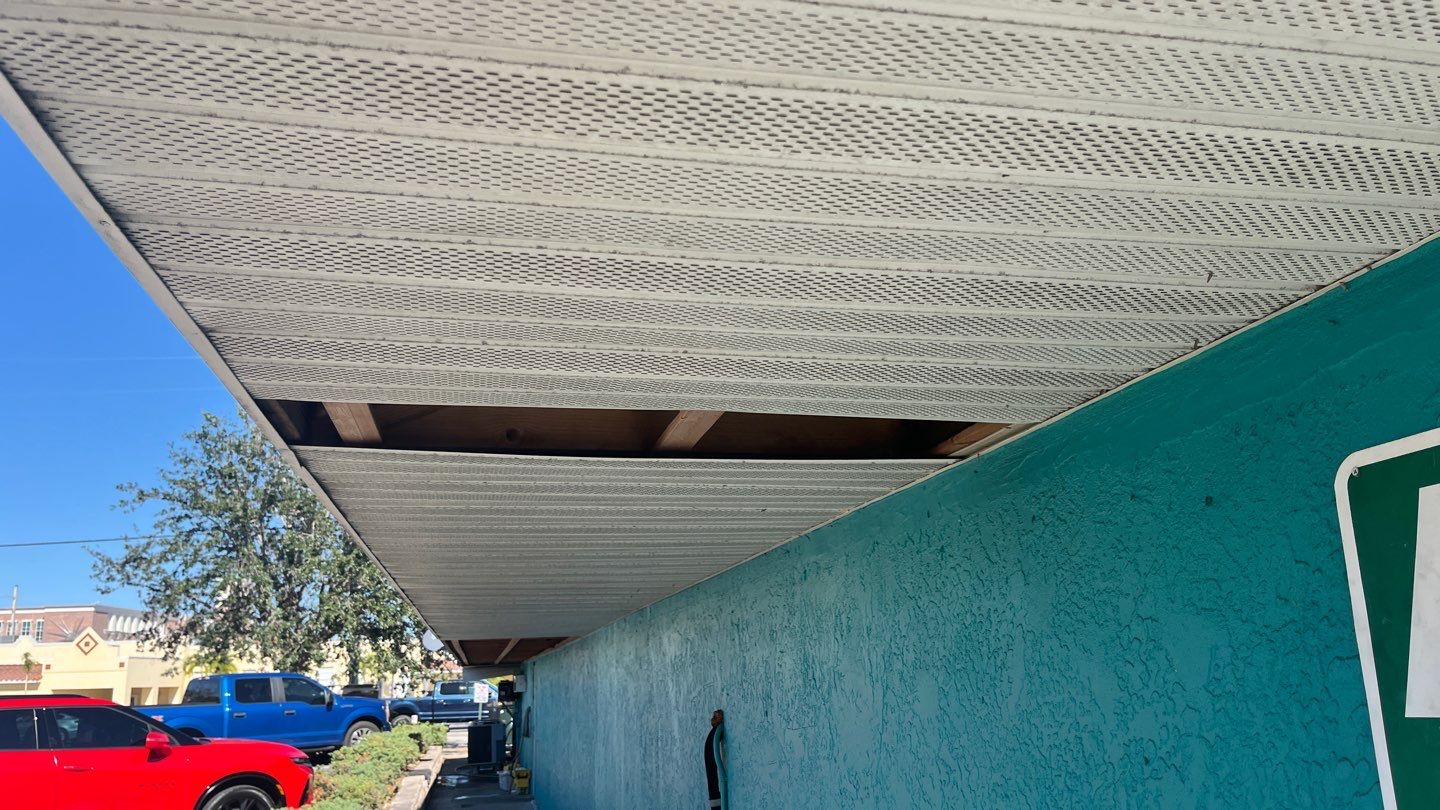 Aluminum Vented Soffit and Aluminum Fascia Punta Gorda FL by Gutter Professors