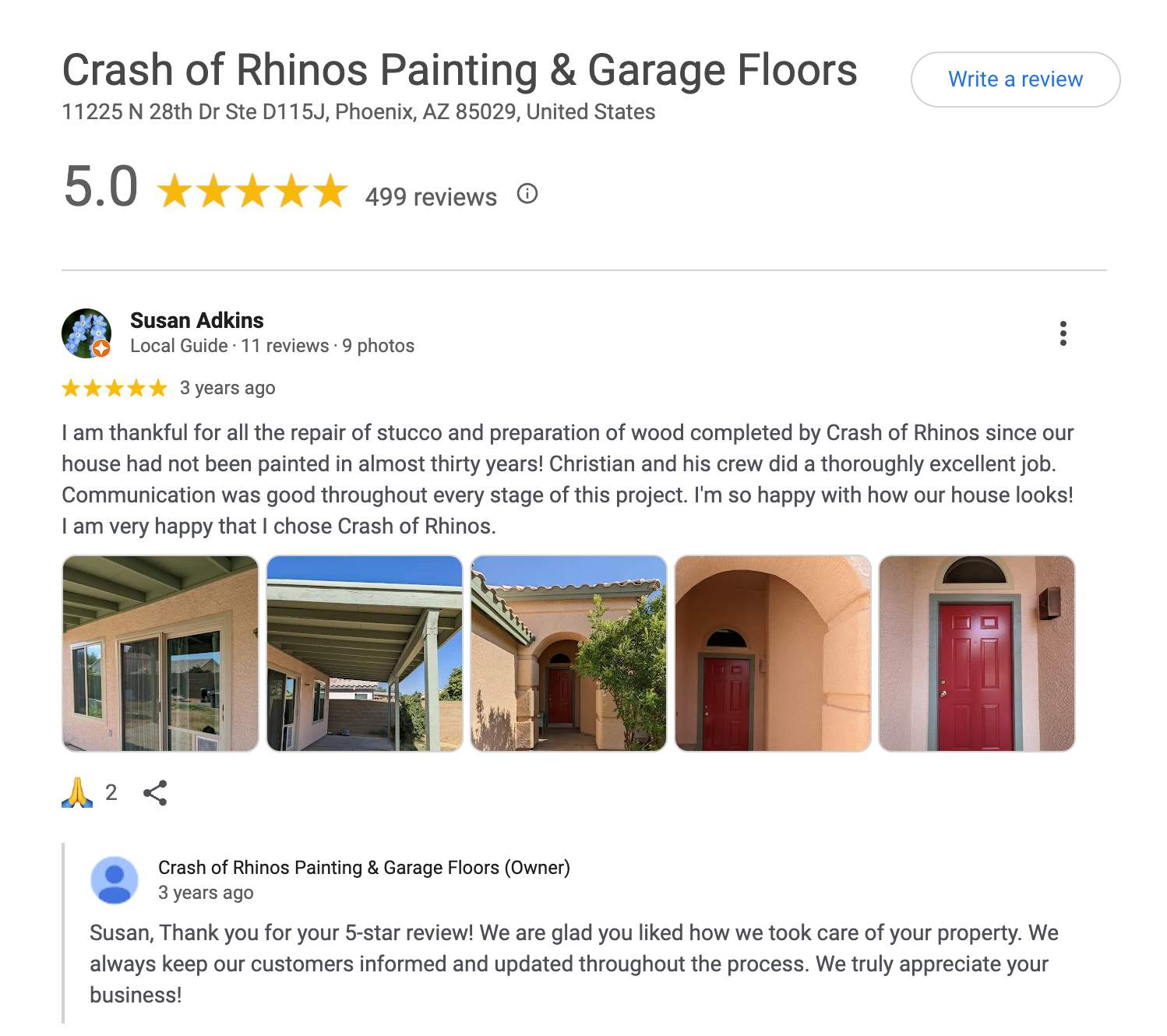 Exterior Painting - Phoenix by Crash of Rhinos Painting & Garage Floors
