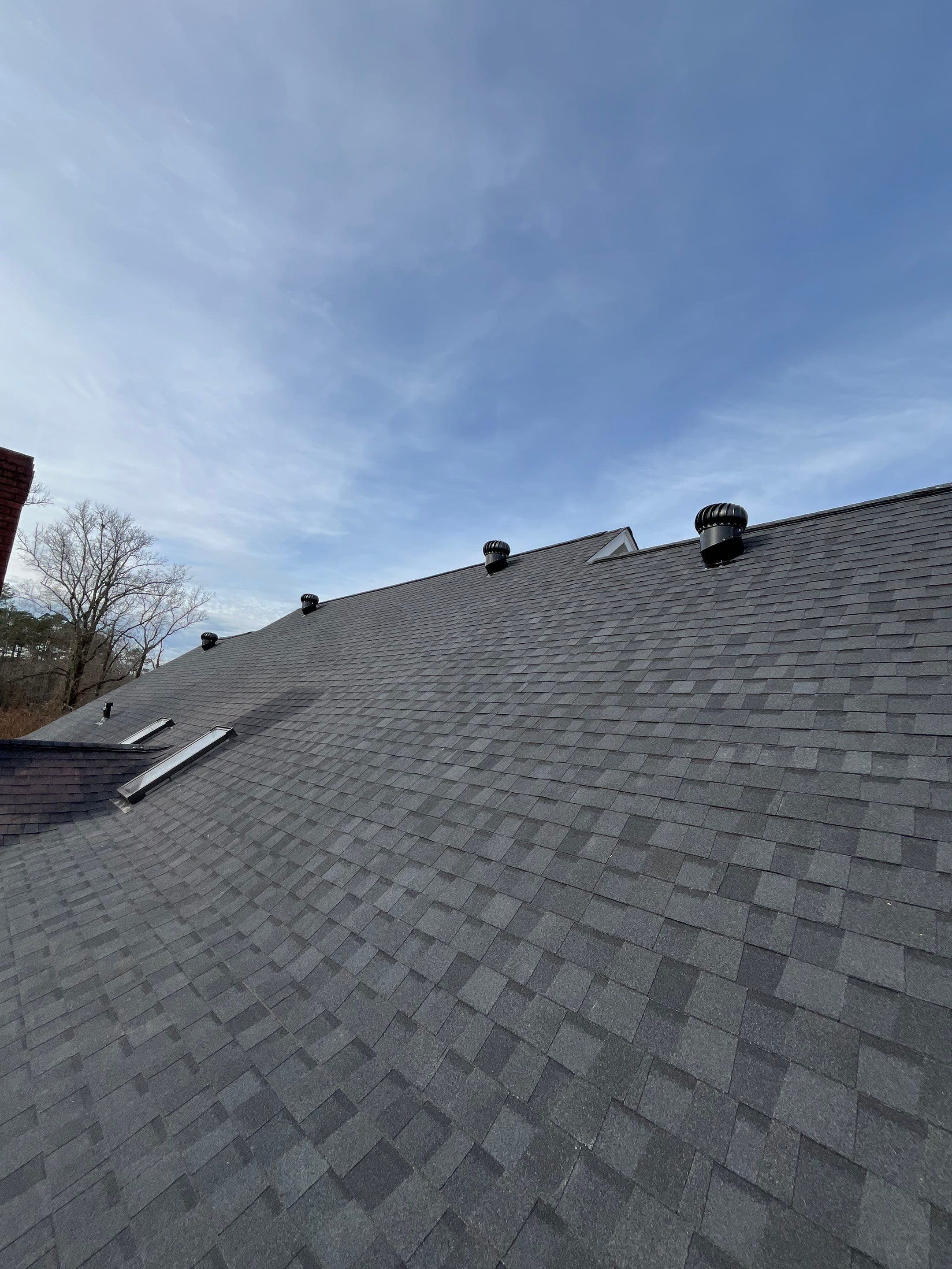 Residential Roofing Repair using CertainTeed XT25: Moire Black by Hostetler Roofing