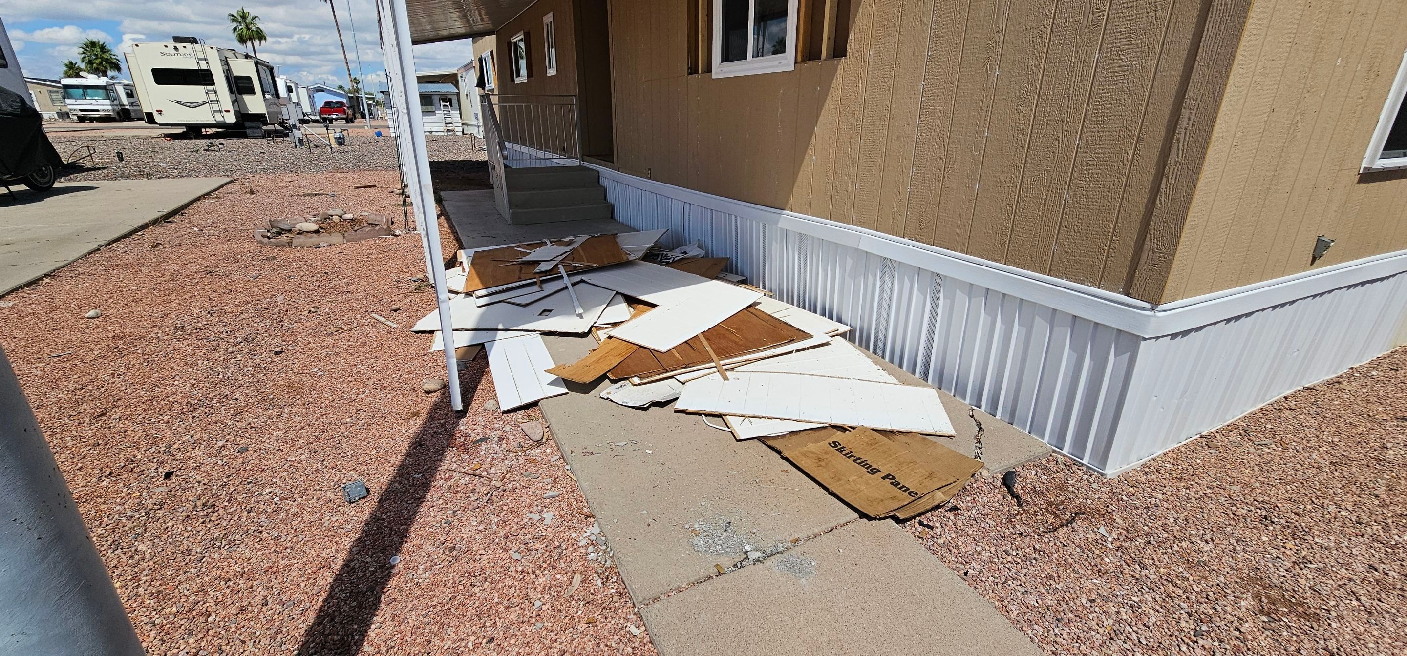 Rehab in process by Mobile Home Installations