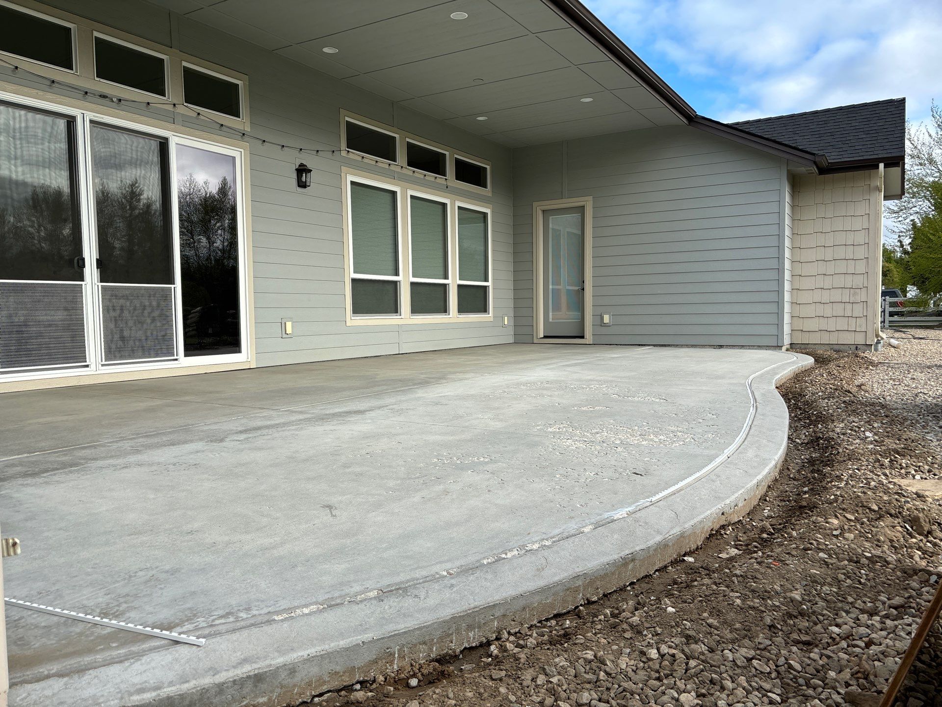 Patio Transformation with Mr. Mudd's Vuba Stone by Mr. Mudd Concrete