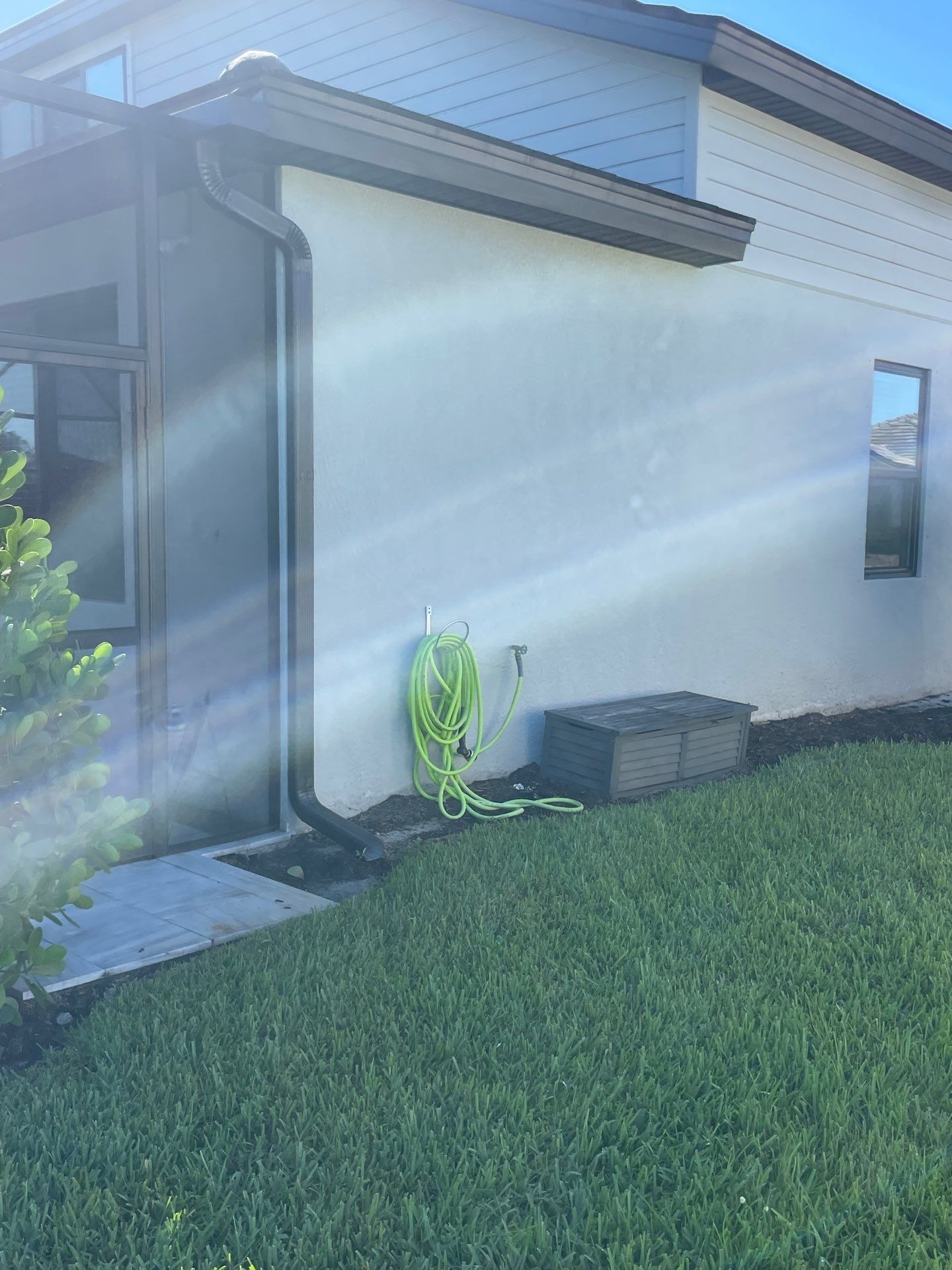 Black Seamless Gutters in Fort Myers FL by Gutter Professors