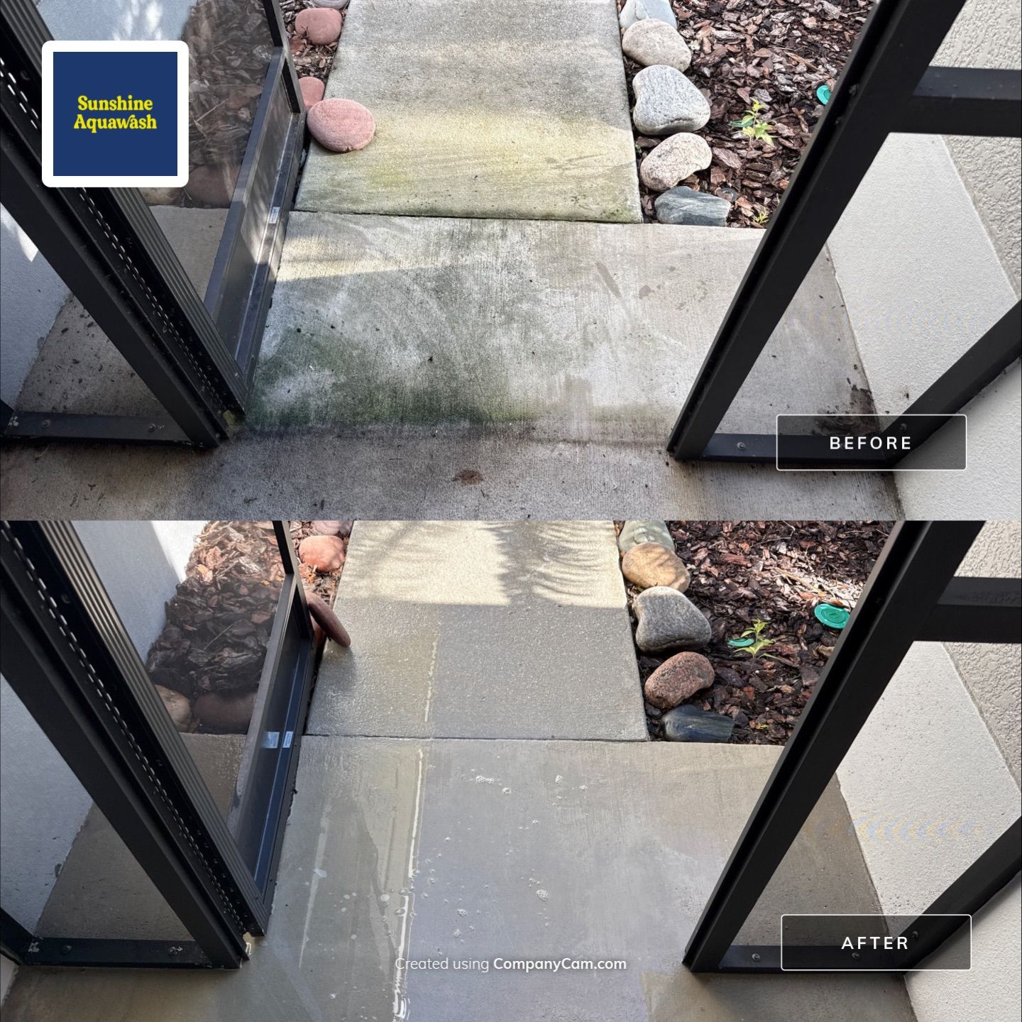 Complete House & Concrete Cleaning in Harrison Ranch Community – Parrish, FL by Sunshine AquaWash