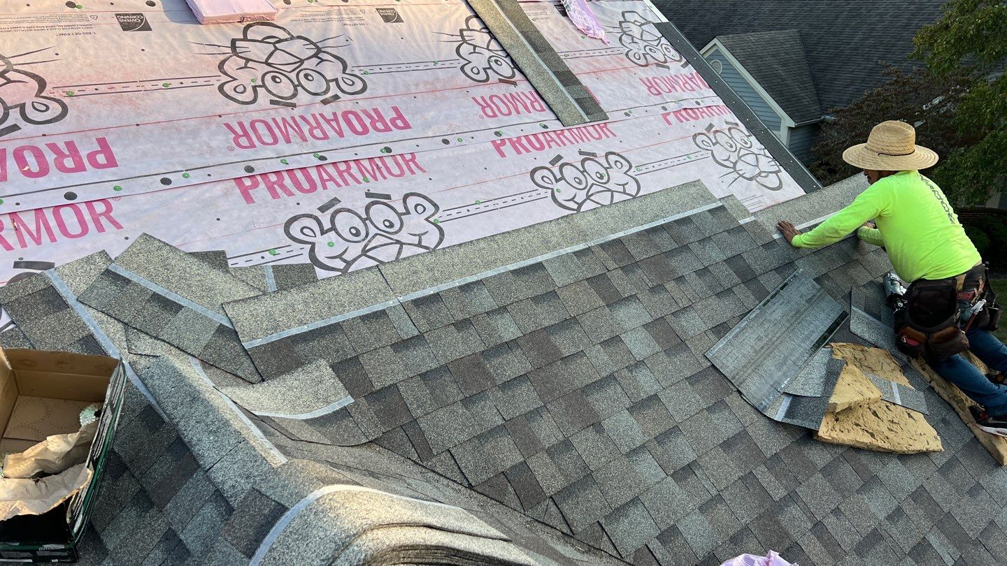 Residential Roofing Installation using Duration Series Shingles - Driftwood by RoofX 