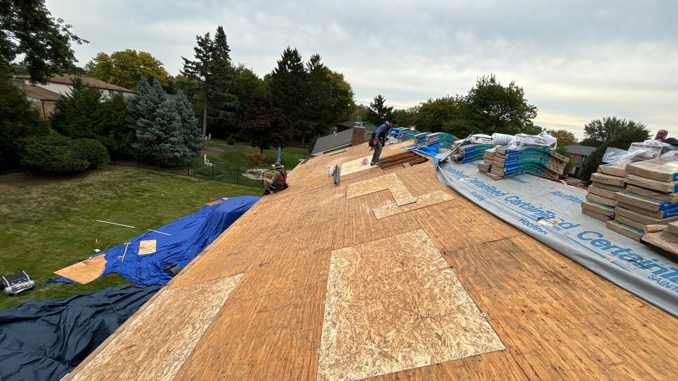 Roof Replacement using CertainTeed Landmark by 180 Contractors