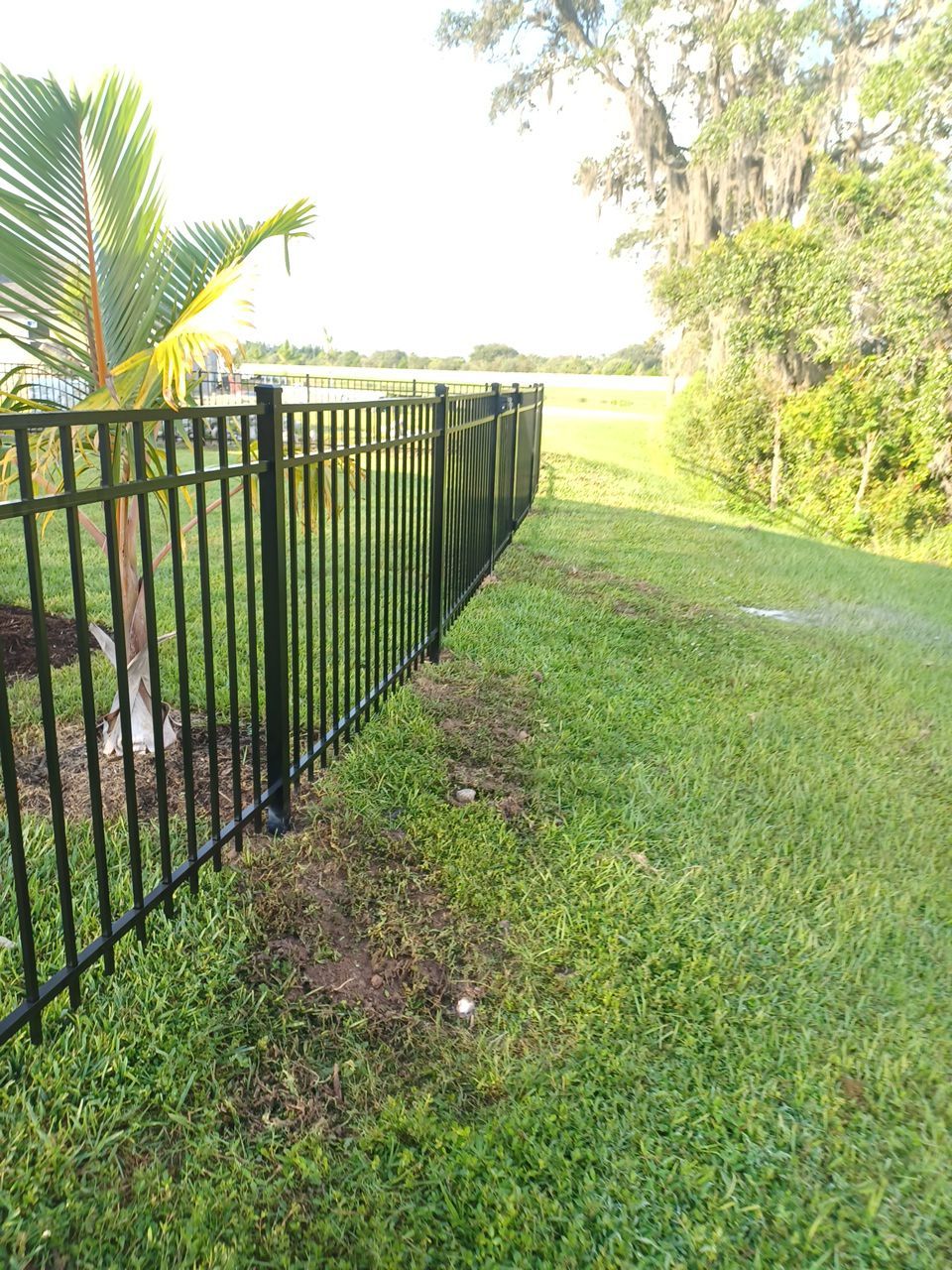 Aluminum Fence Installation using 3 Rail Aluminum Fence by Asap fence and gates, LLC