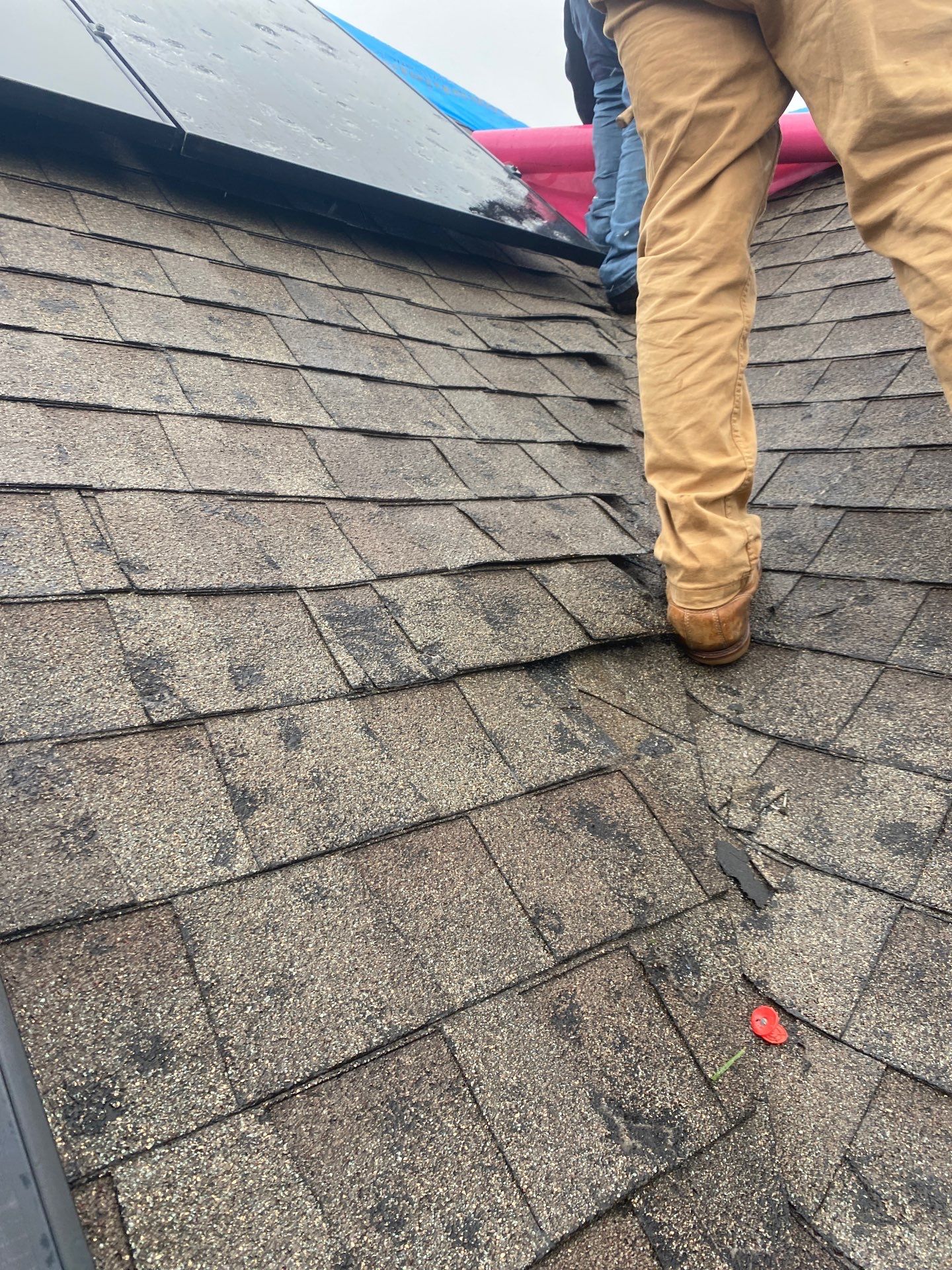 Hail Damage using Owen's Corning Duration (Lifetime) Shingles by Roof Repair Company
