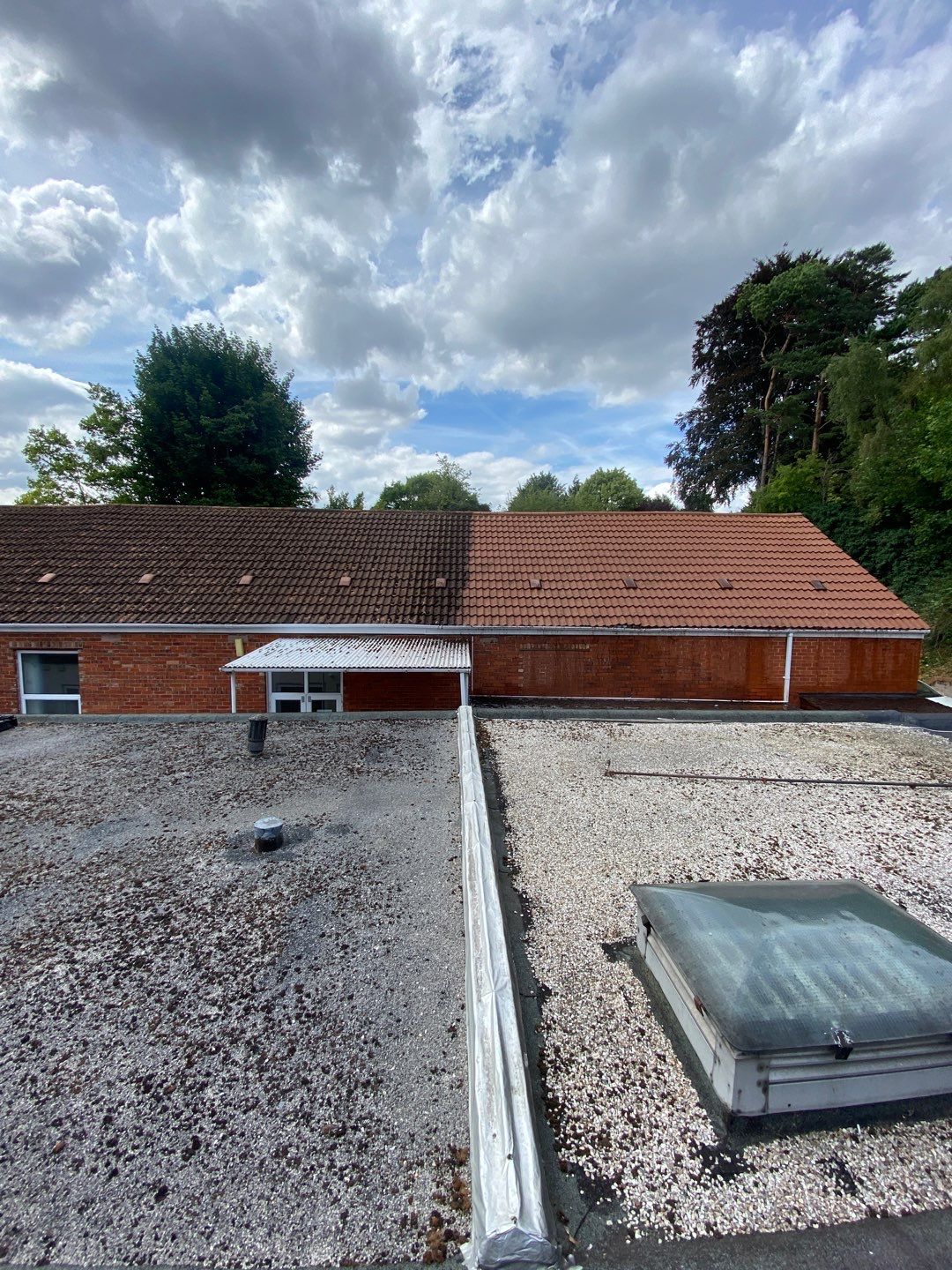 Roof Clean  - Moss Removal - Gutter Clean using Mosmatic FSC and Biocide by Ges Exterior Cleaning ltd