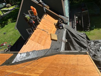 Asphalt Roof Replacement with IKO Cambridge Shingles in Deerfield